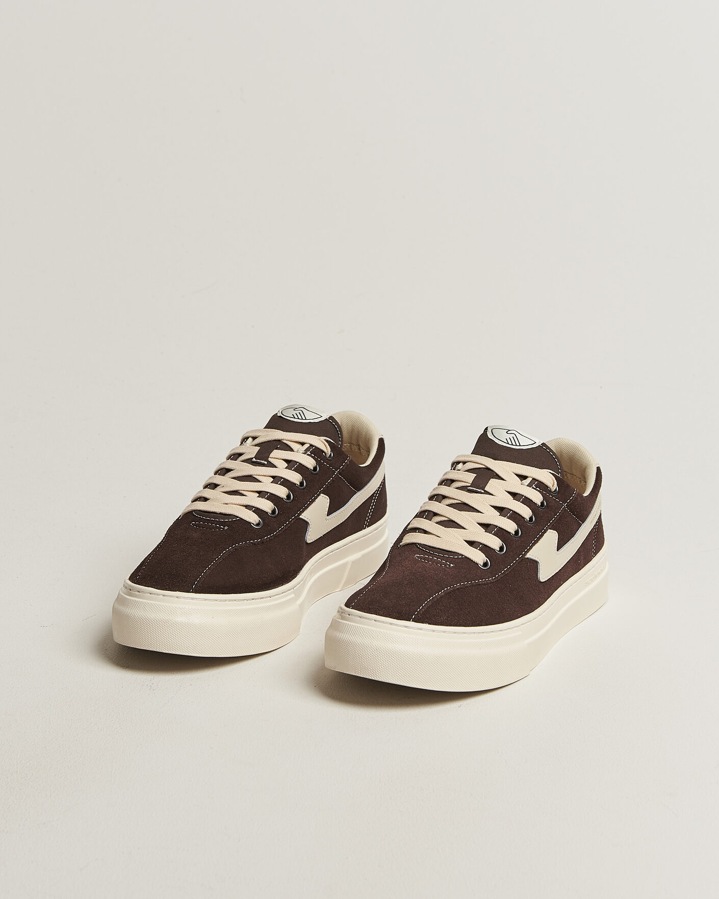 Herr | Sneakers | Stepney Workers Club | Dellow S-Strike Cupsole Suede Sneaker Dark Brown