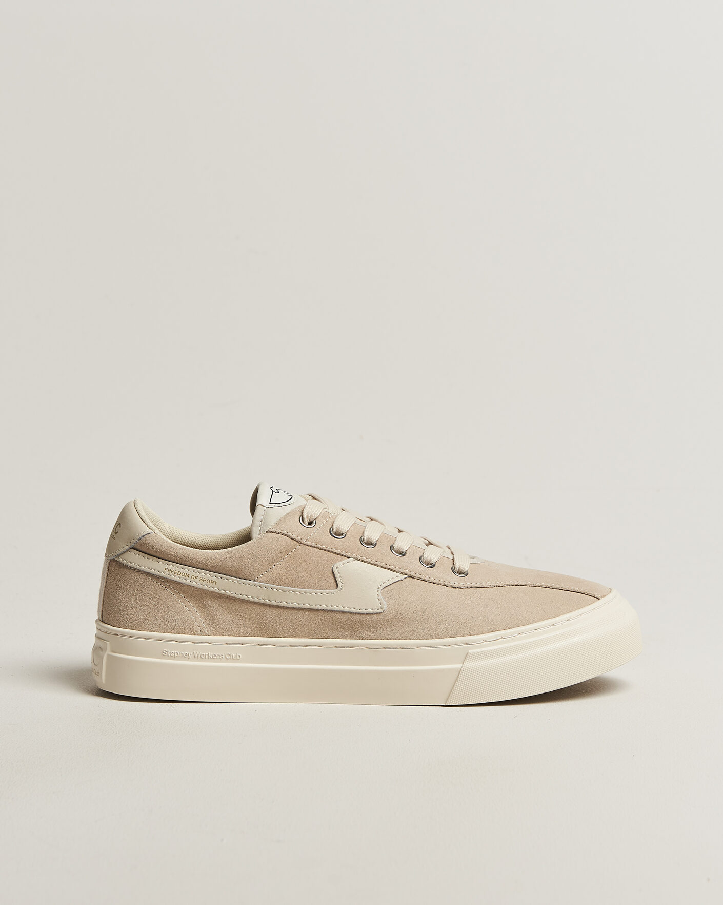 Herr | Sneakers | Stepney Workers Club | Dellow S-Strike Cupsole Suede Sneaker Oat