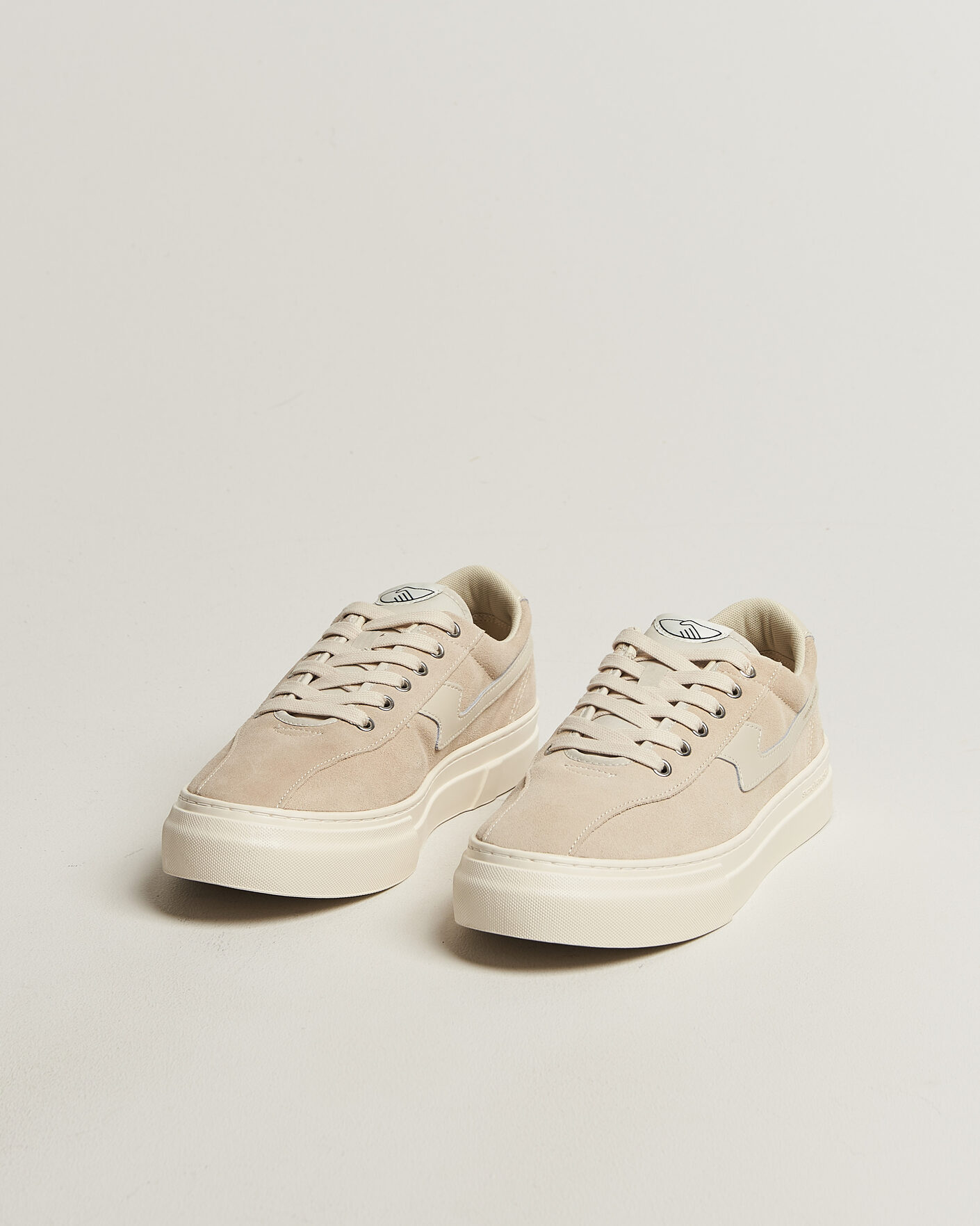 Herr | Sneakers | Stepney Workers Club | Dellow S-Strike Cupsole Suede Sneaker Oat