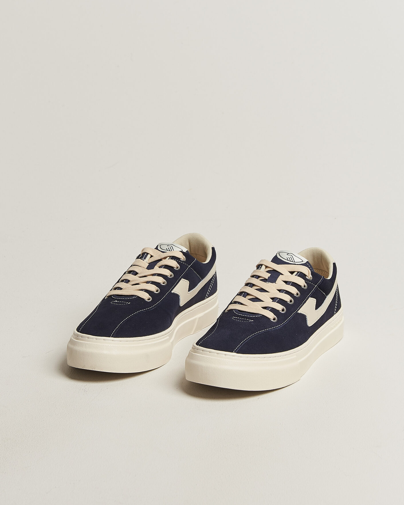 Herr | Sneakers | Stepney Workers Club | Dellow S-Strike Cupsole Suede Sneaker Navy
