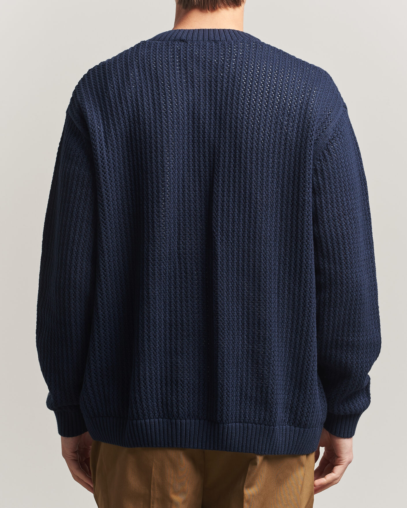 Herr | Tröjor | LES DEUX | Prince Lace Knitted Cardigan Dark Navy