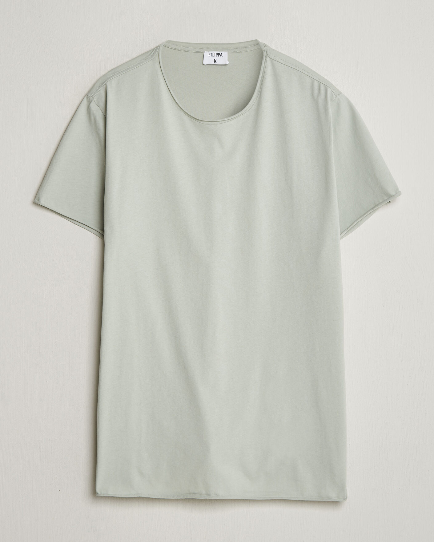 Herr | T-Shirts | Filippa K | Roll Neck Crew Neck T-Shirt Silver Grey