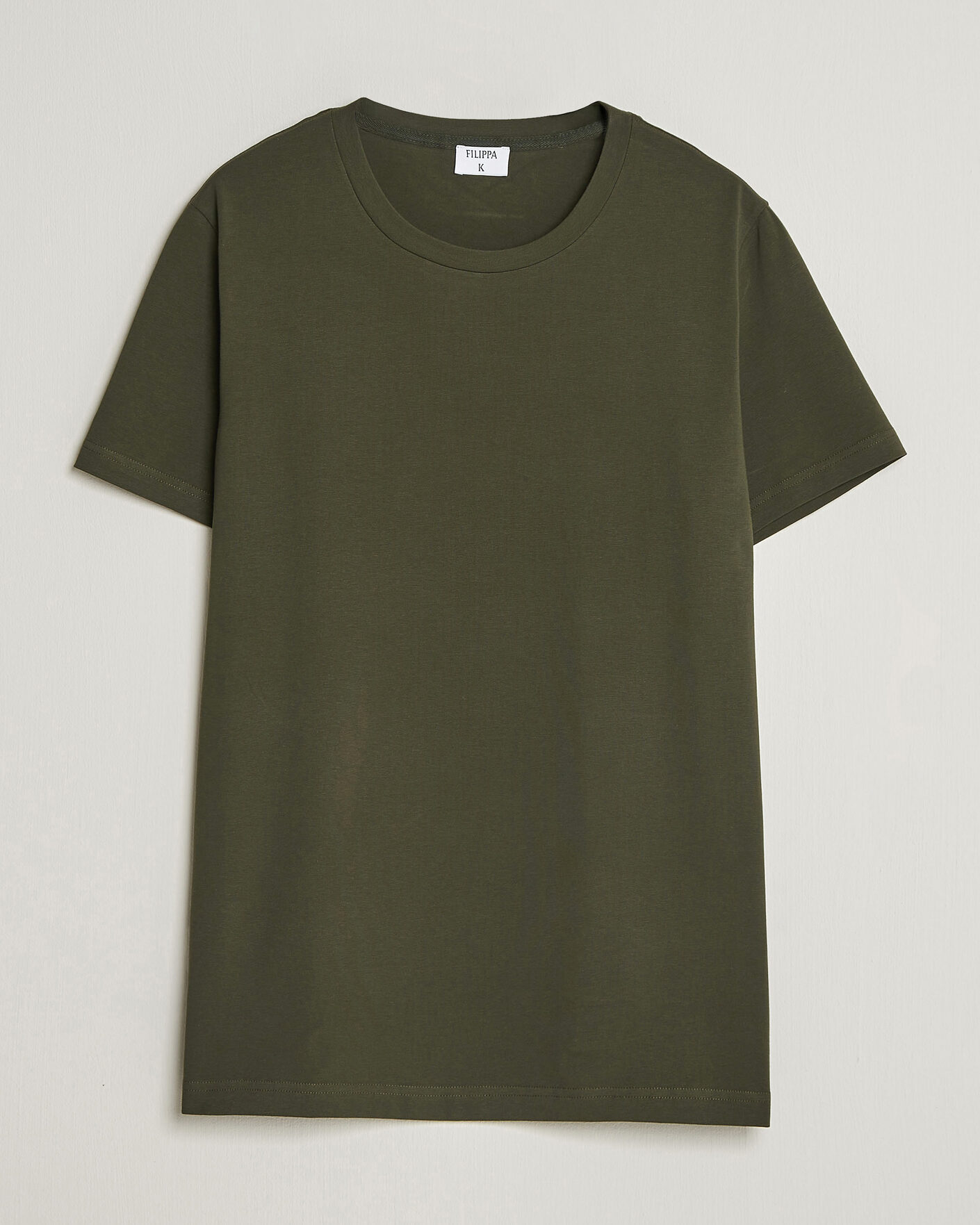 Herr | T-Shirts | Filippa K | Soft Lycra T-Shirt Midnight Olive