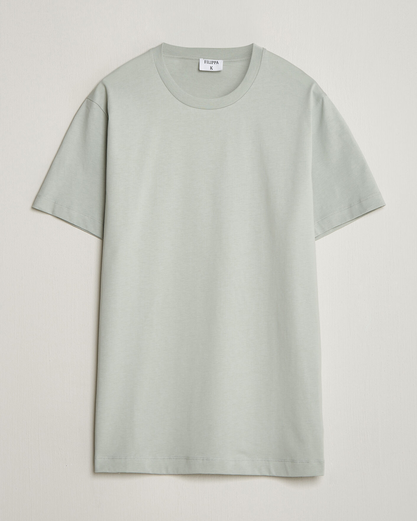 Herr | T-Shirts | Filippa K | Filip Crew Neck T-Shirt Silver Grey