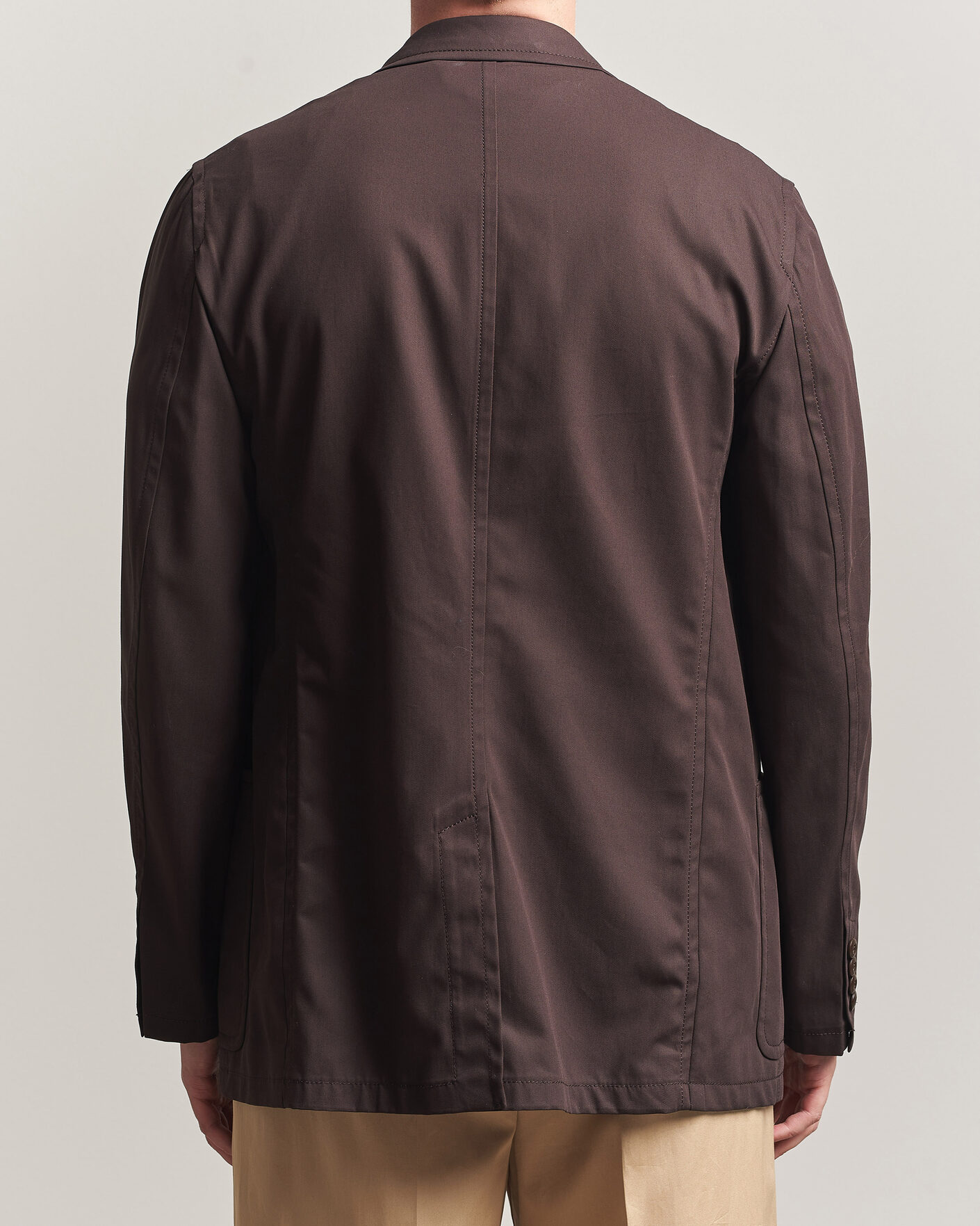 Herr | Kavajer | Filippa K | Reese Cotton Double Breasted Blazer Dark Chocolate