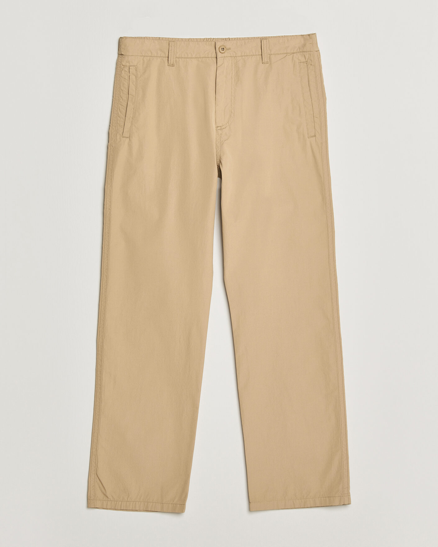 Herr | Byxor | Filippa K | Flynn Washed Cotton Drawstring Trousers Canvas Beige