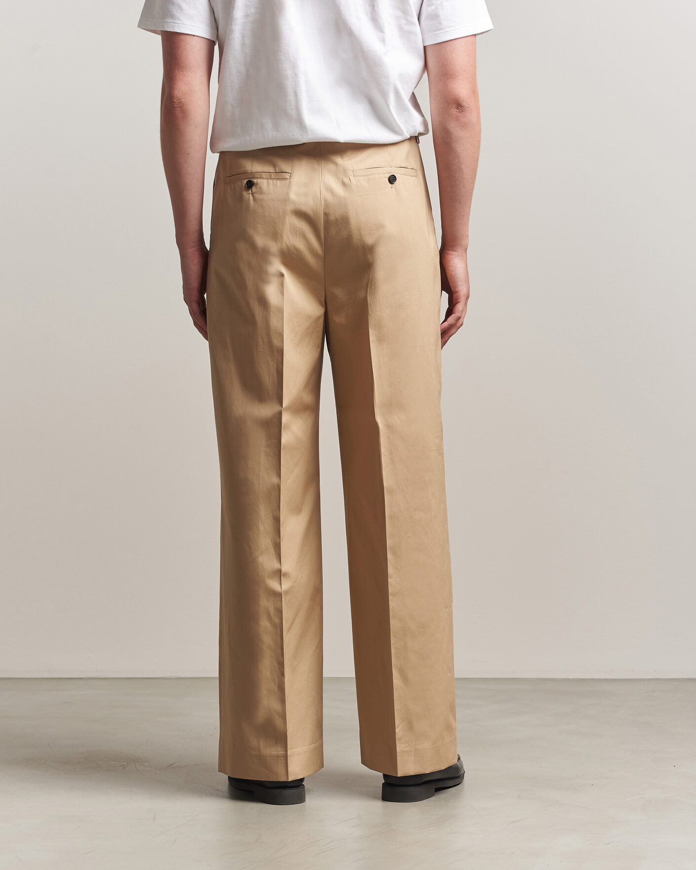 Herr | Byxor | Filippa K | Milo Cotton Trousers Canvas Beige