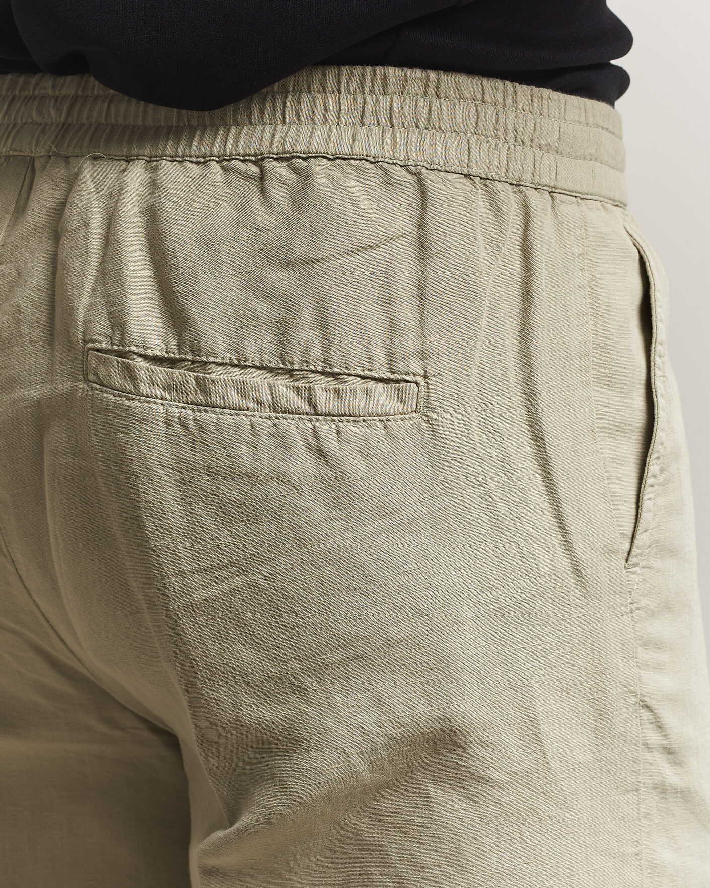 Herr | Shorts | Filippa K | Theo Relaxed Linen/Cotton Drawstring Shorts Light Green