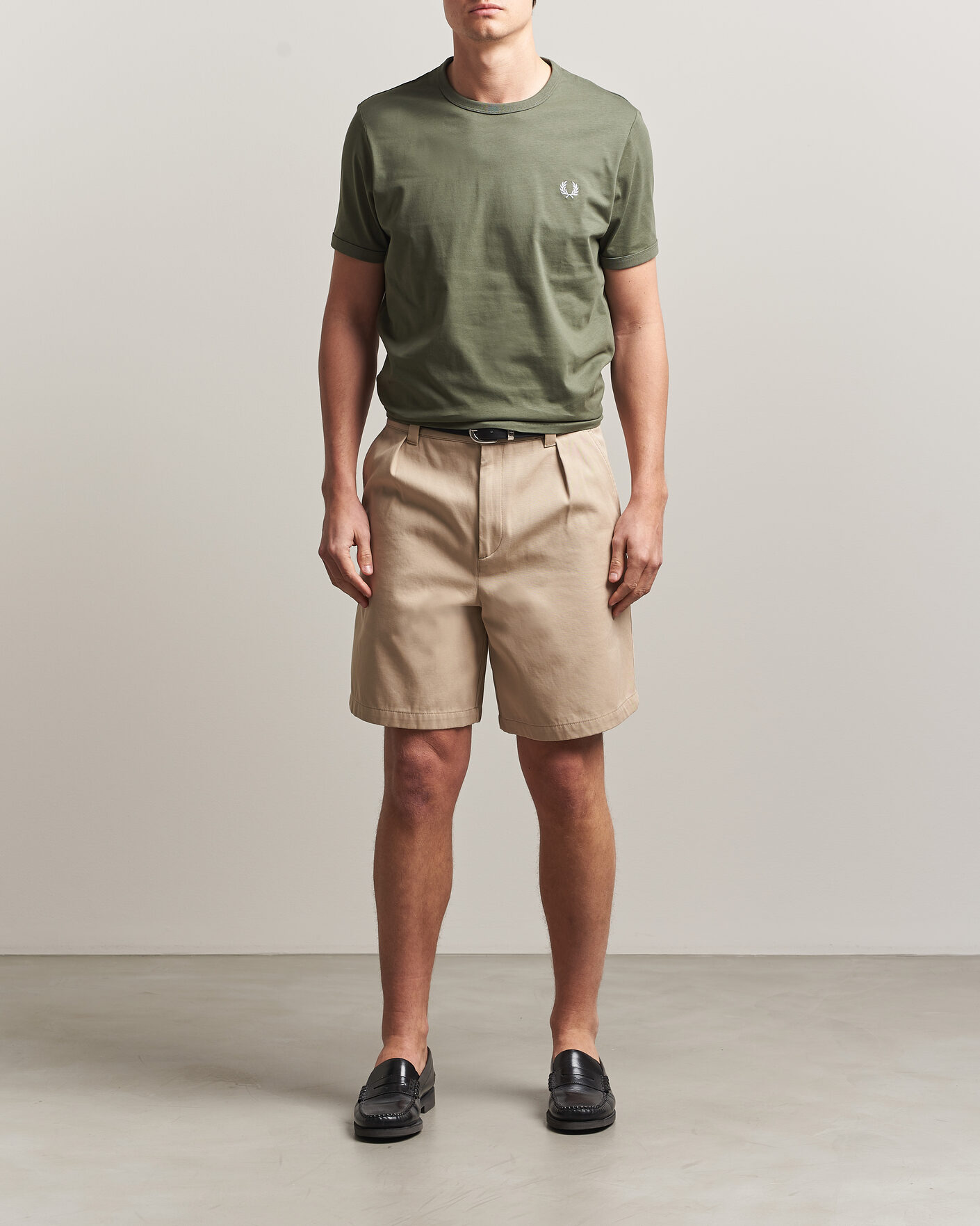 Herr | T-Shirts | Fred Perry | Ringer T-Shirt Laurel Wreath Green