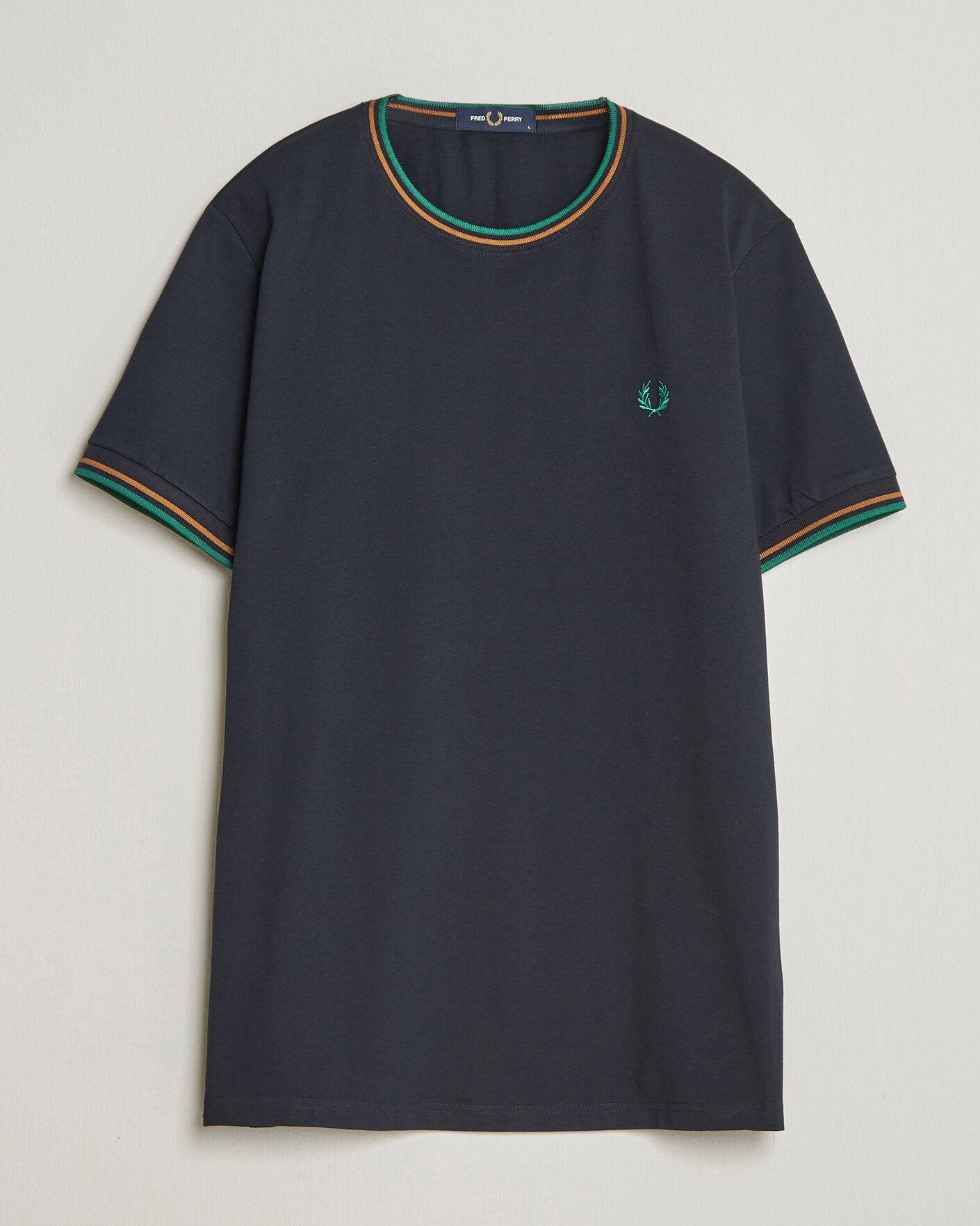 Herr | T-Shirts | Fred Perry | Twin Tipped T-Shirt Navy