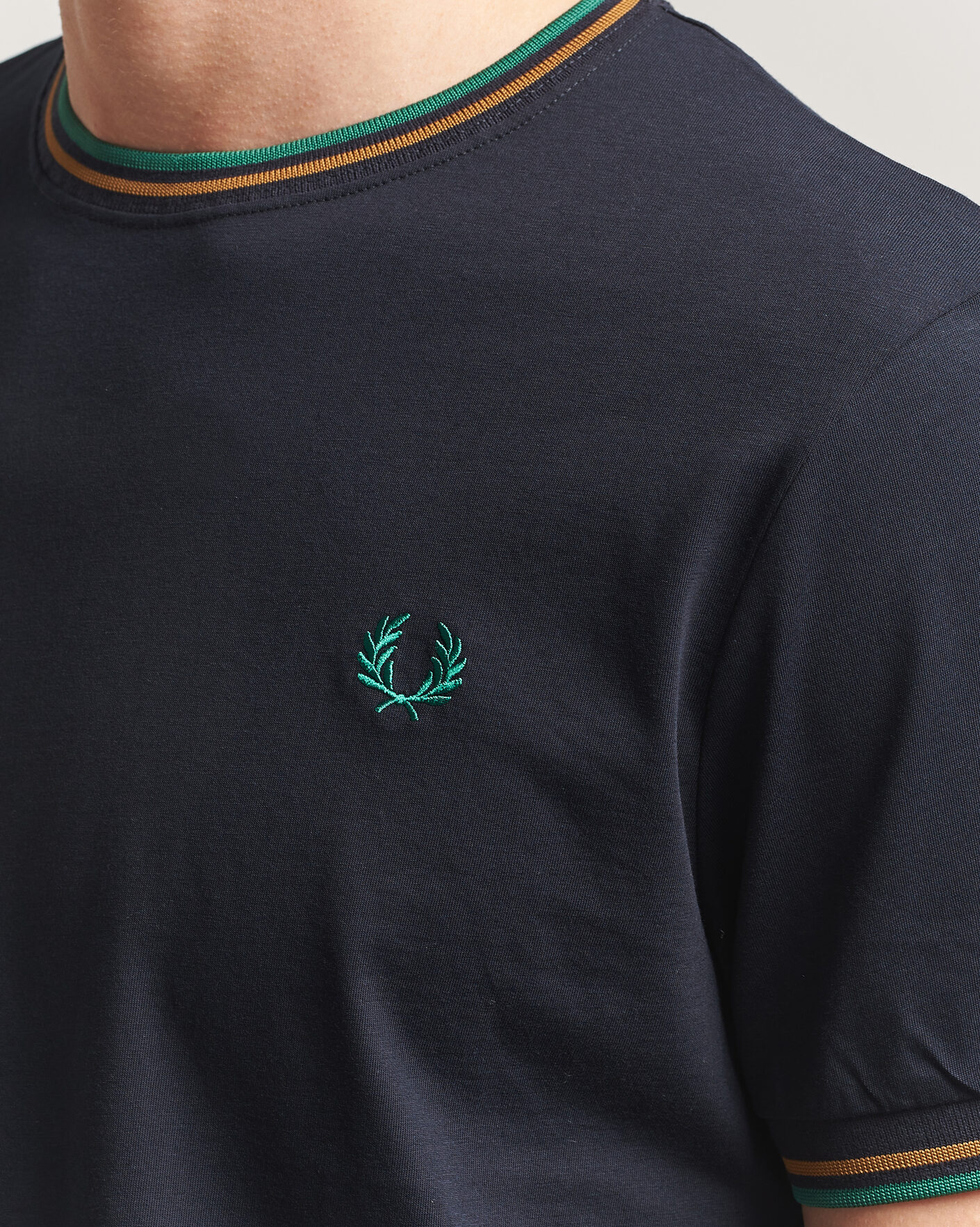 Herr | T-Shirts | Fred Perry | Twin Tipped T-Shirt Navy