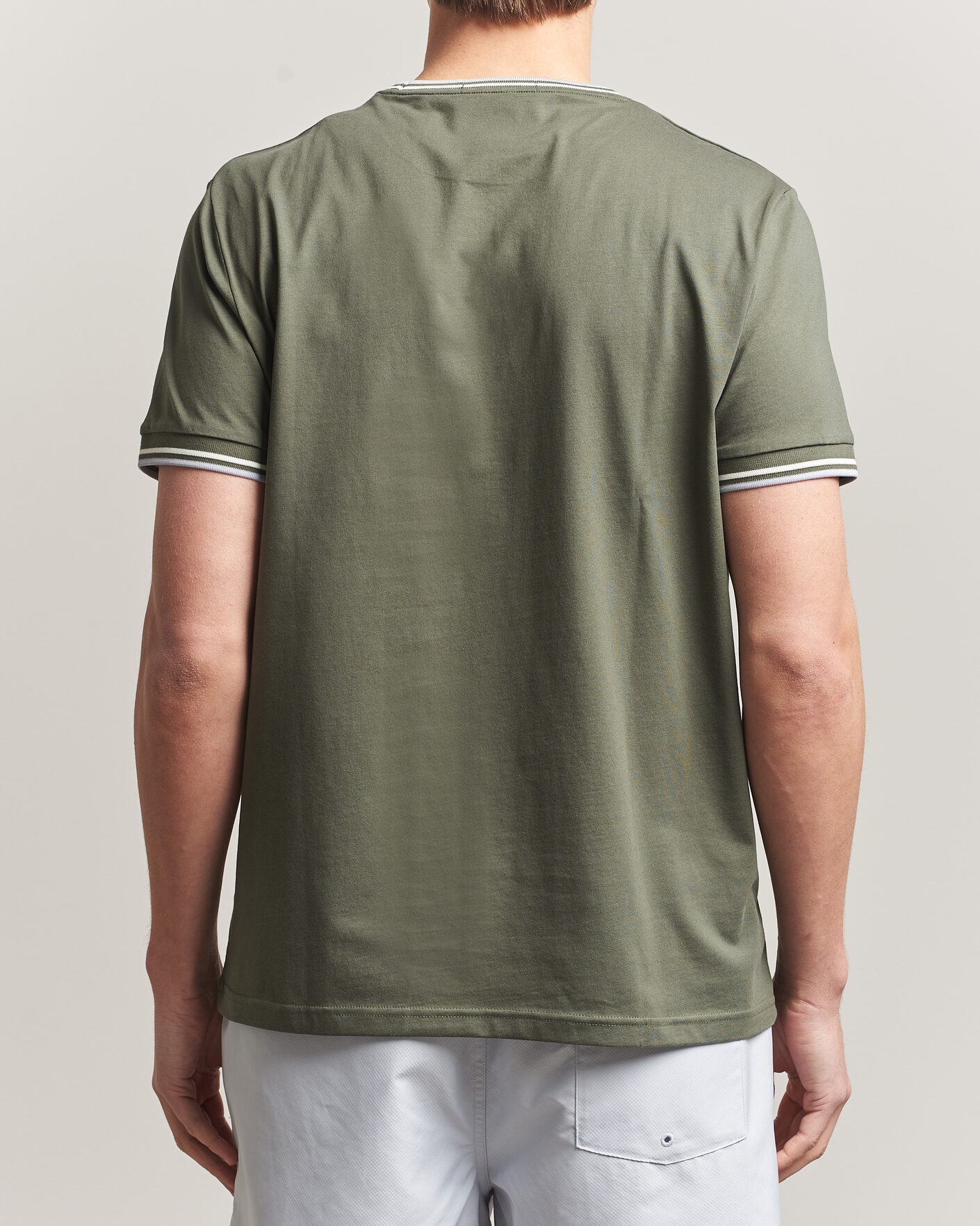 Herr | T-Shirts | Fred Perry | Twin Tipped T-Shirt Laurel Wreath Green