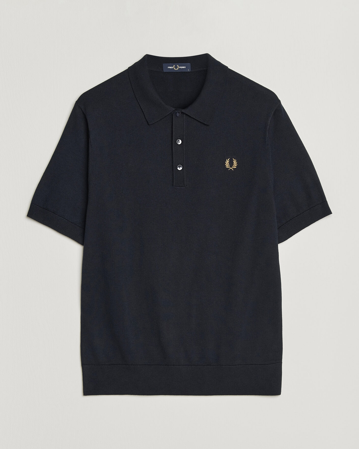 Herr | Pikéer | Fred Perry | Cotton Knitted Polo Navy