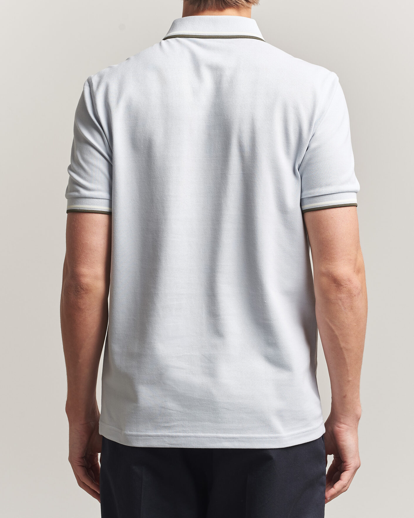 Herr | Pikéer | Fred Perry | Twin Tipped Polo Shirt Dusky Blue