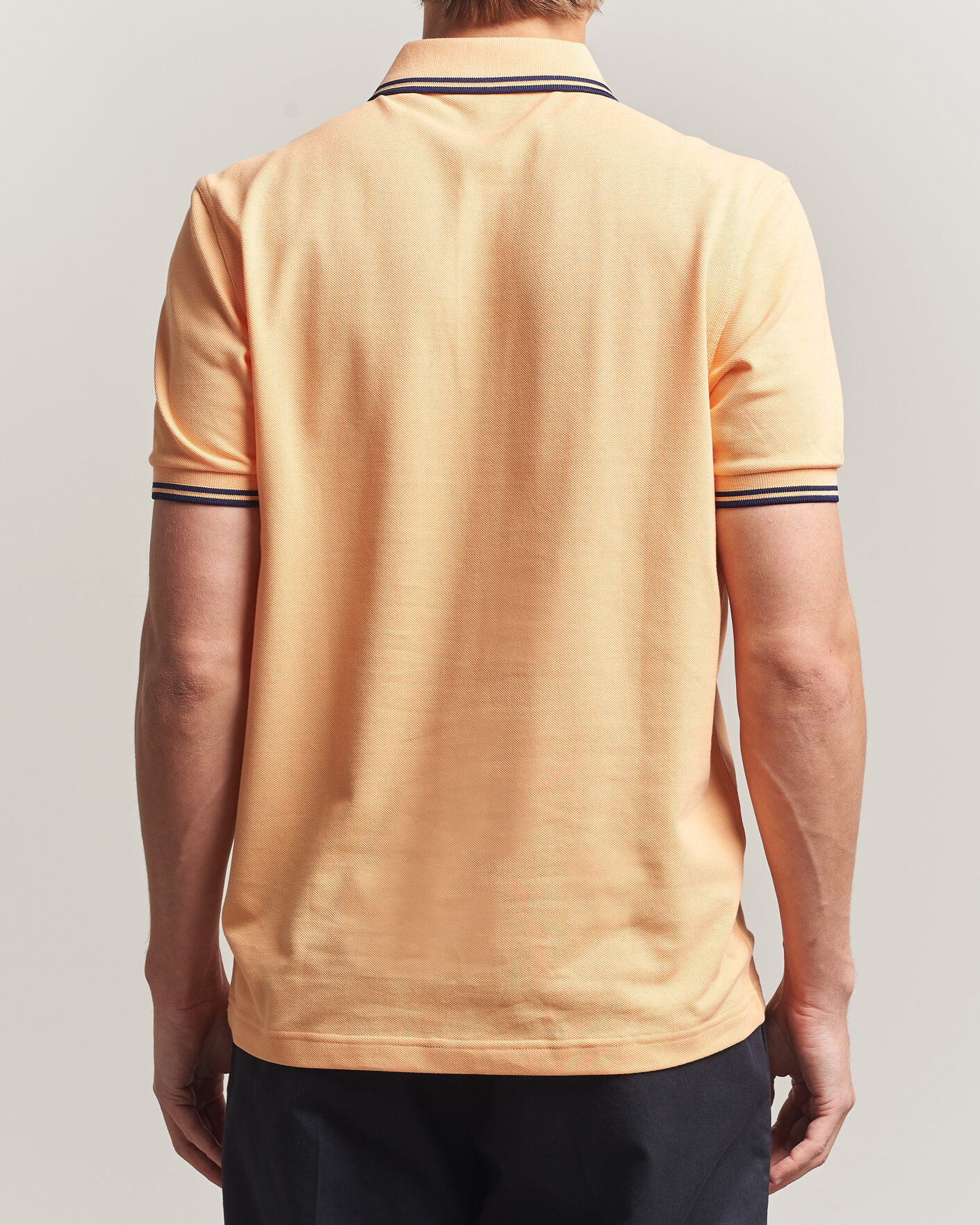 Herr | Pikéer | Fred Perry | Twin Tipped Polo Shirt Peach