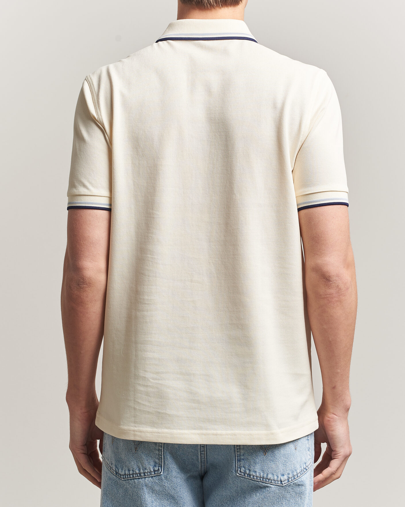 Herr | Pikéer | Fred Perry | Twin Tipped Polo Shirt Ecru