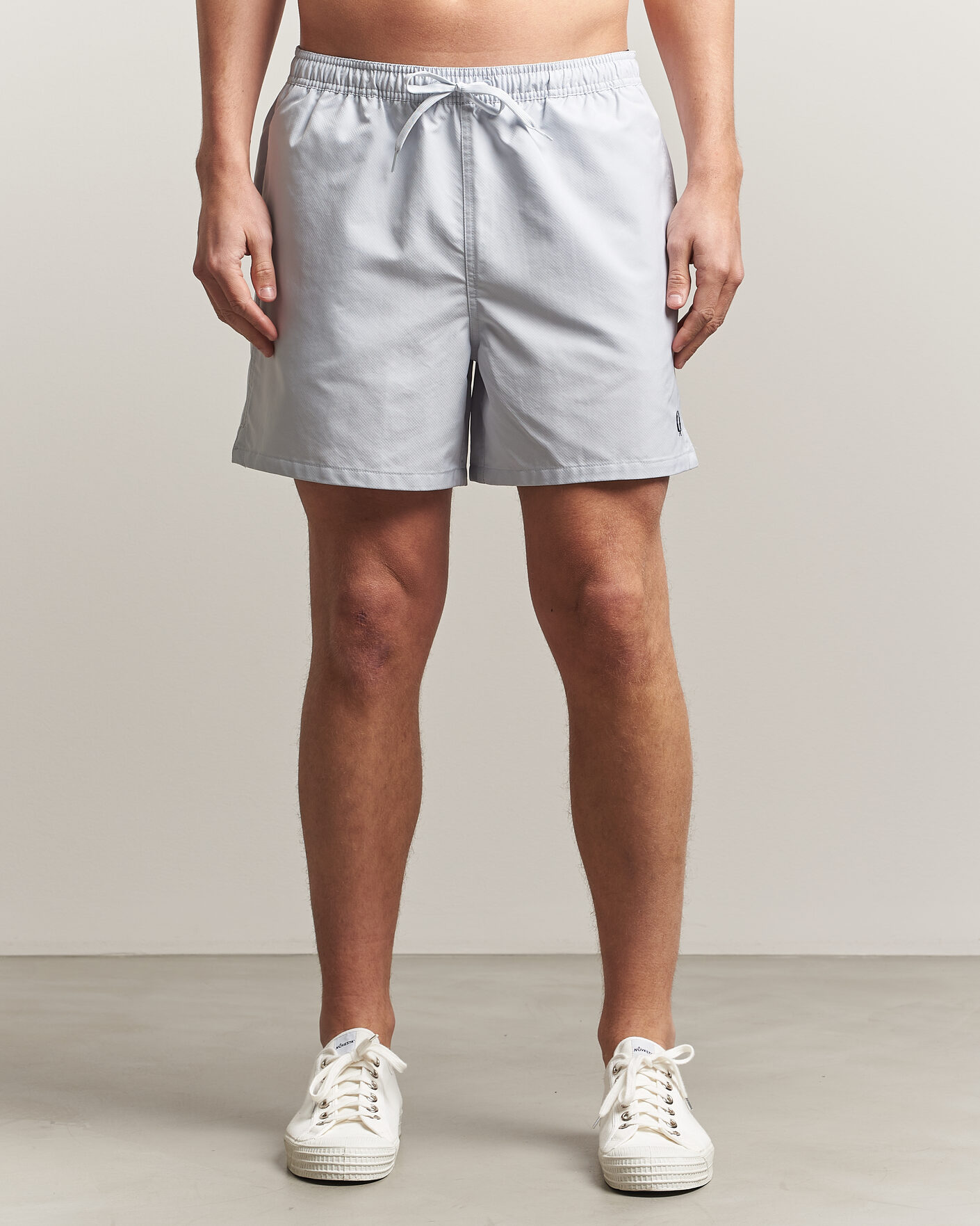 Herr | Badbyxor | Fred Perry | Classic Swimshorts Dusky Blue