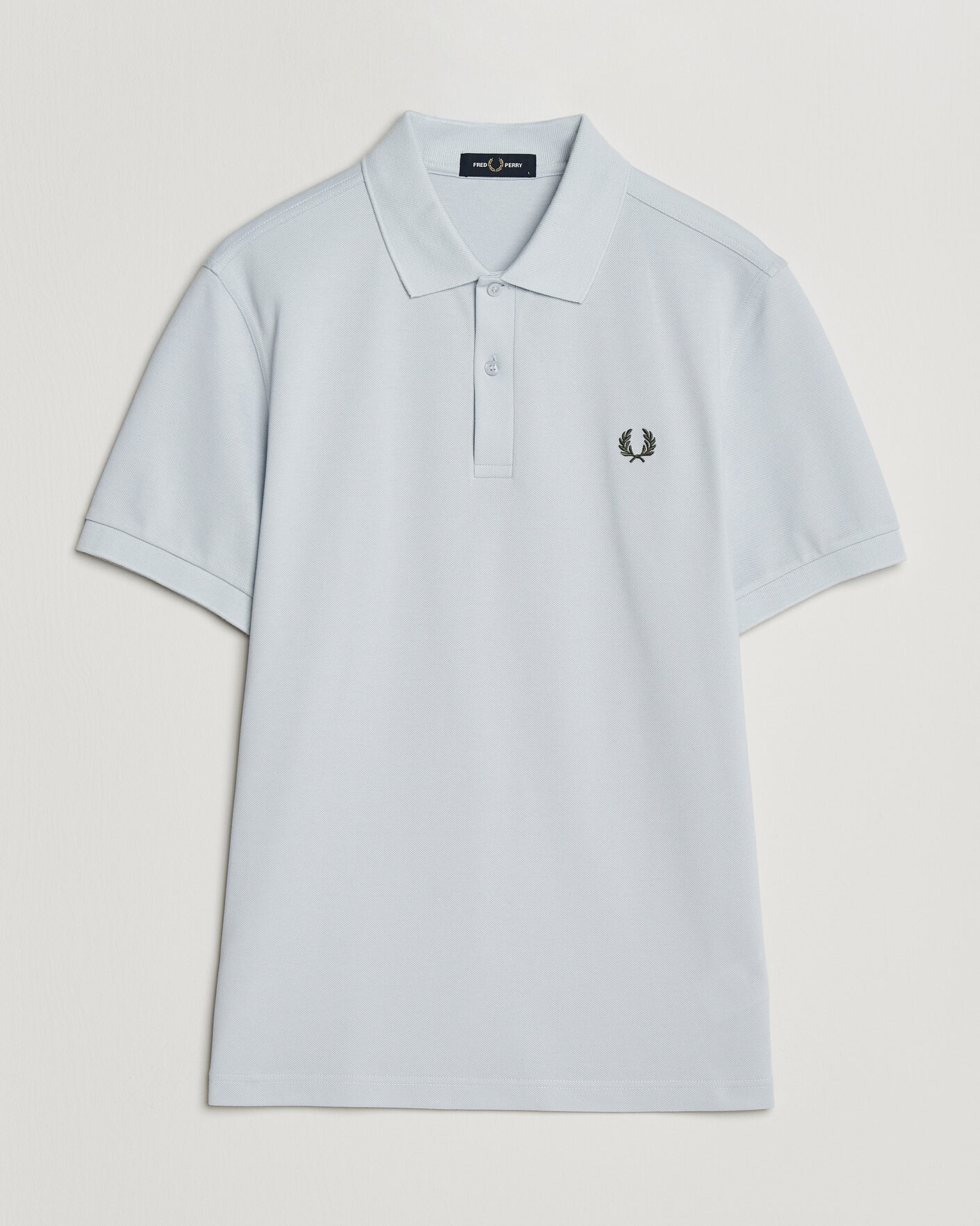 Herr | Pikéer | Fred Perry | Plain Polo Shirt Dusty Blue