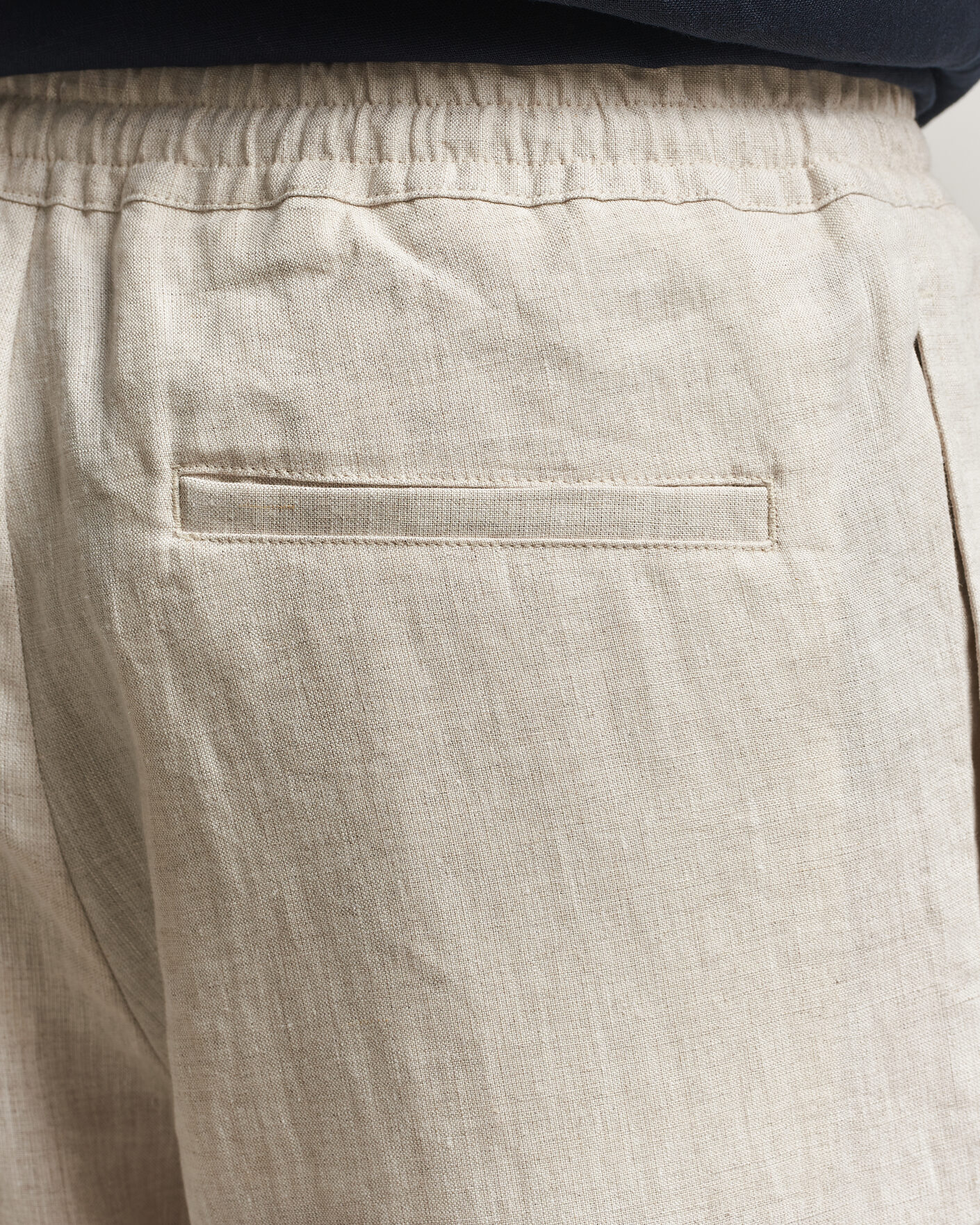 Herr | Byxor | J.Lindeberg | Noah Drape Linen Pants Moonbeam
