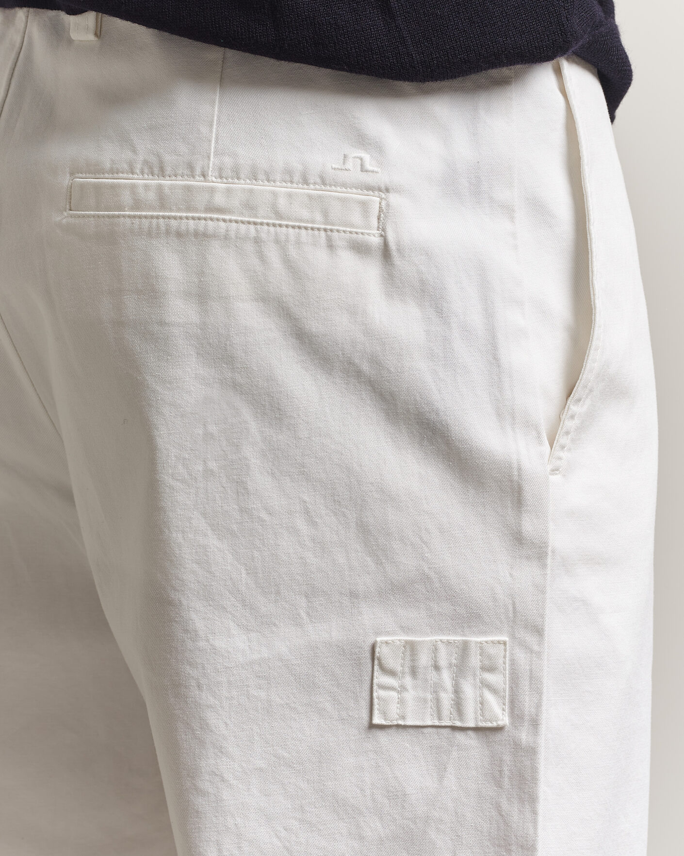 Herr | Byxor | J.Lindeberg | Devyn Cotton Twill Pants White