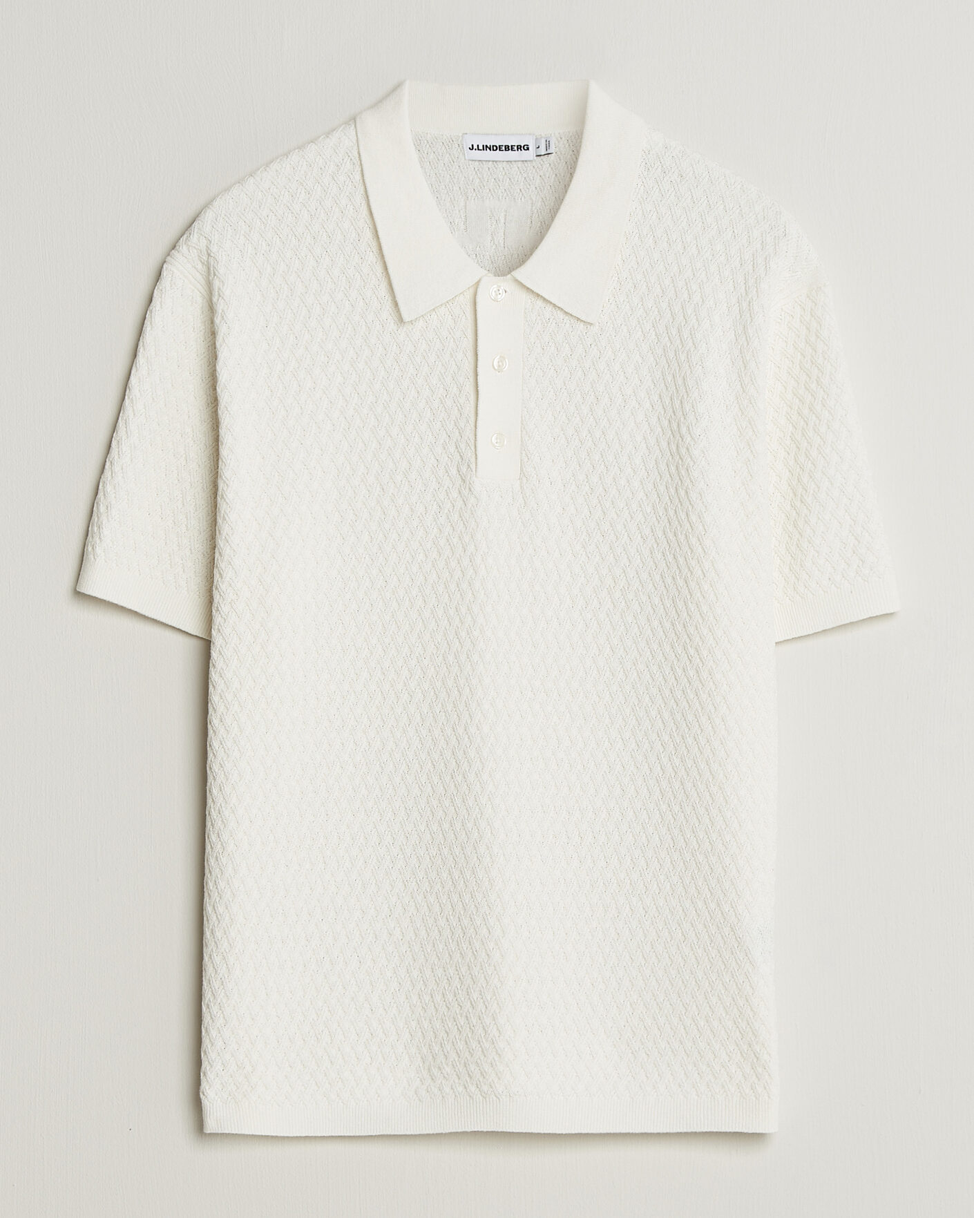 Herr | Pikéer | J.Lindeberg | Jacques Structured Knitted Polo Tofu