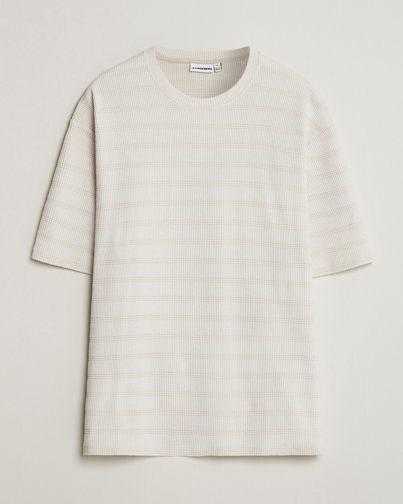 Herr | T-Shirts | J.Lindeberg | Jose Jacquard T-Shirt Moonbeam