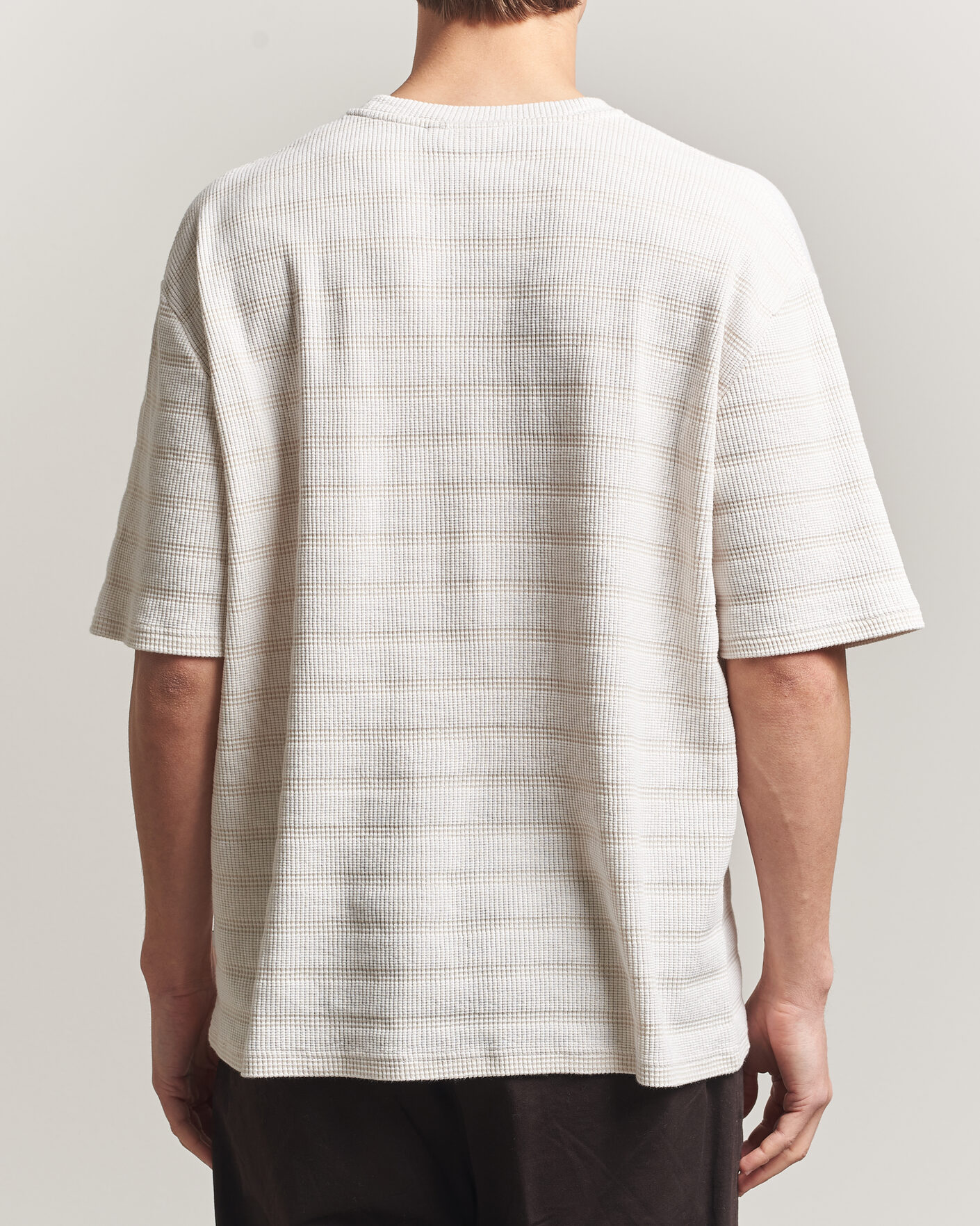 Herr | T-Shirts | J.Lindeberg | Jose Jacquard T-Shirt Moonbeam