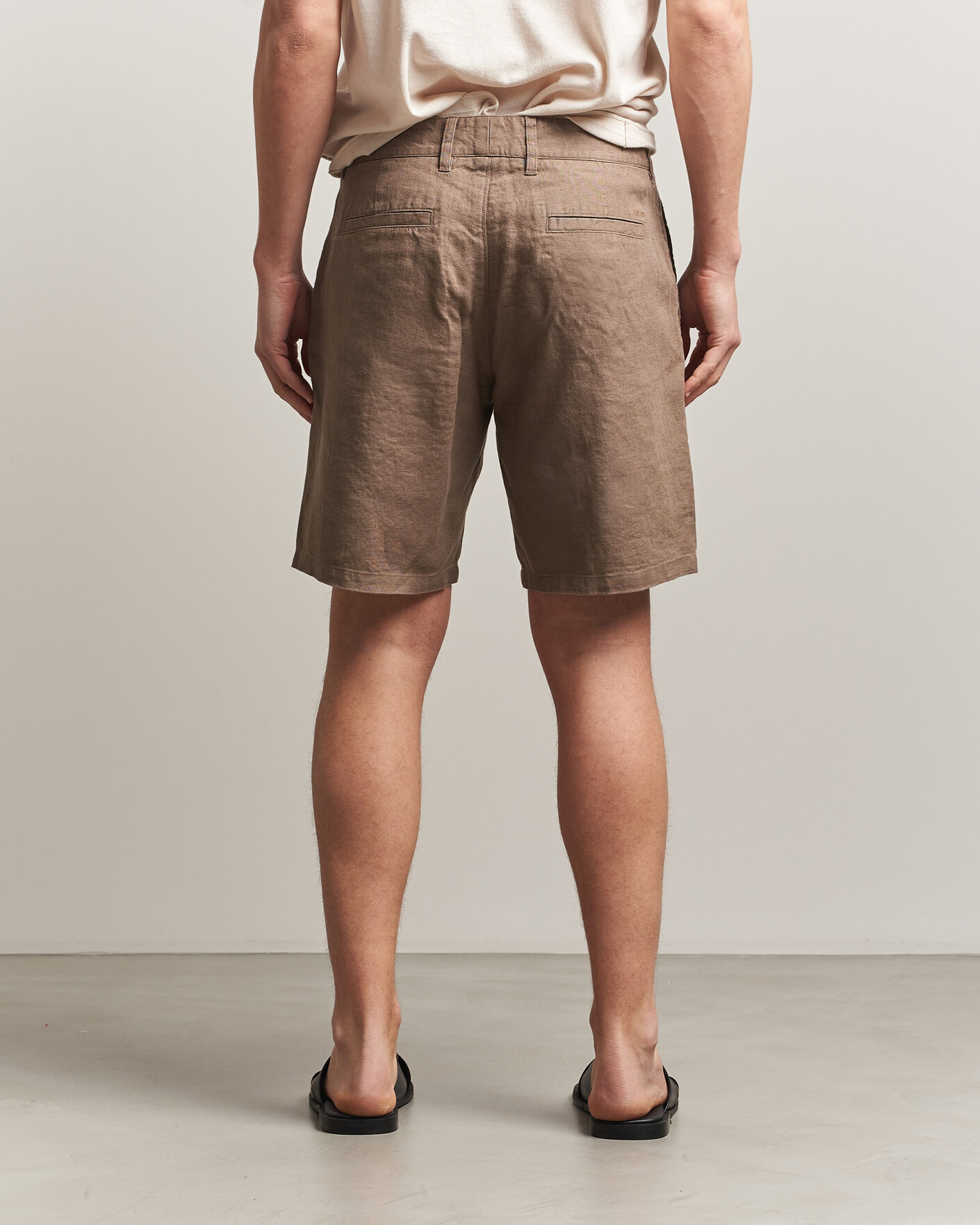 Herr | Shorts | NN07 | Aden Linen Shorts Clay Mirage