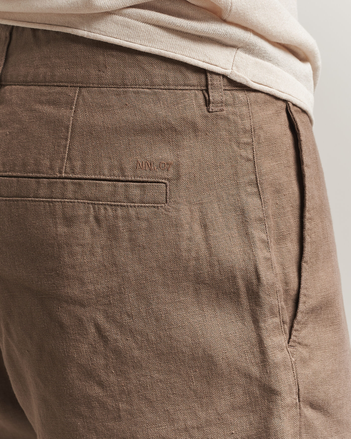 Herr | Shorts | NN07 | Aden Linen Shorts Clay Mirage