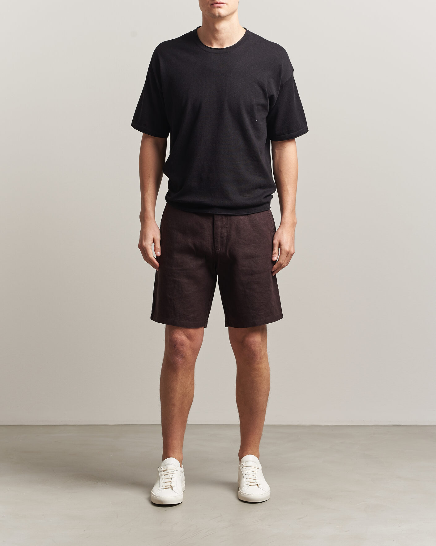 Herr | Shorts | NN07 | Aden Linen Shorts Dusky Port