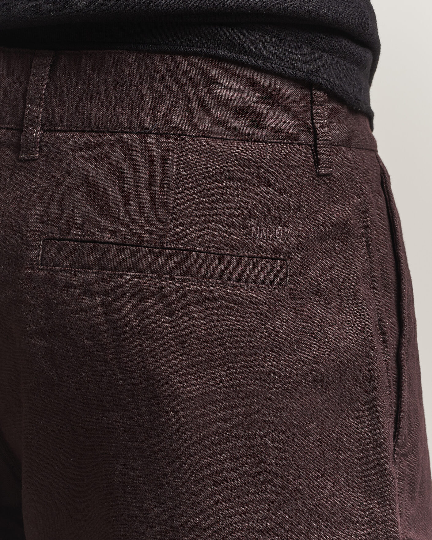 Herr | Shorts | NN07 | Aden Linen Shorts Dusky Port