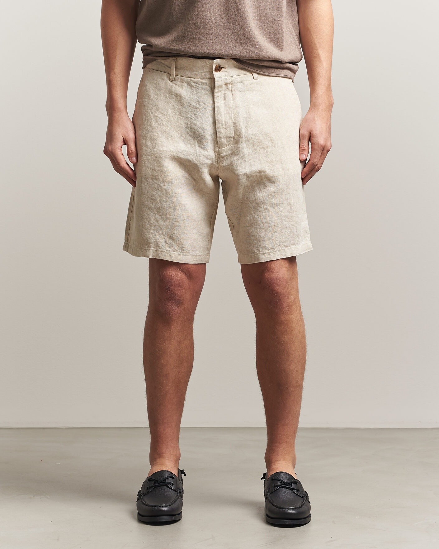 Herr | Shorts | NN07 | Aden Linen Shorts Oat