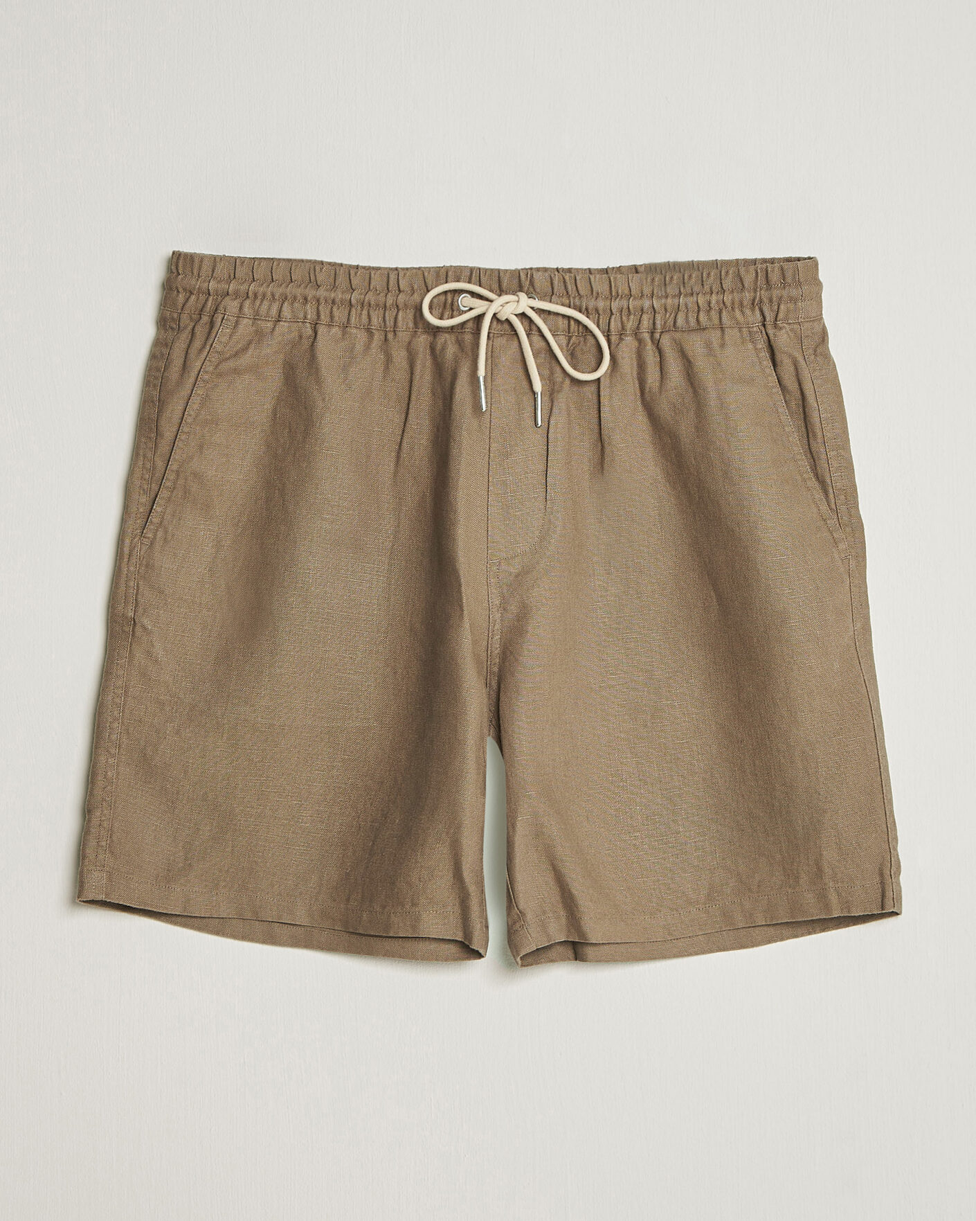 Herr | Shorts | NN07 | Gregor Linen Drawstring Shorts Clay Mirage