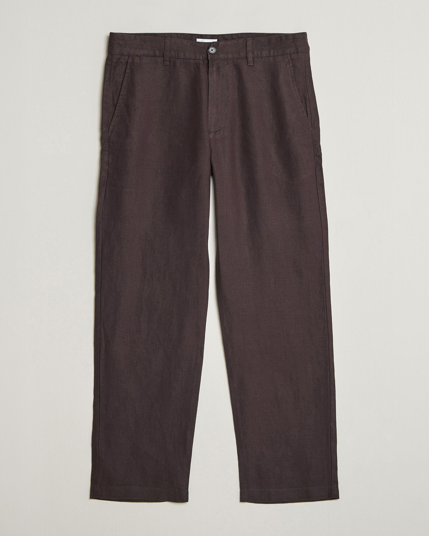 Herr |  | NN07 | Aden Regular Fit Linen Trousers Dusky Port