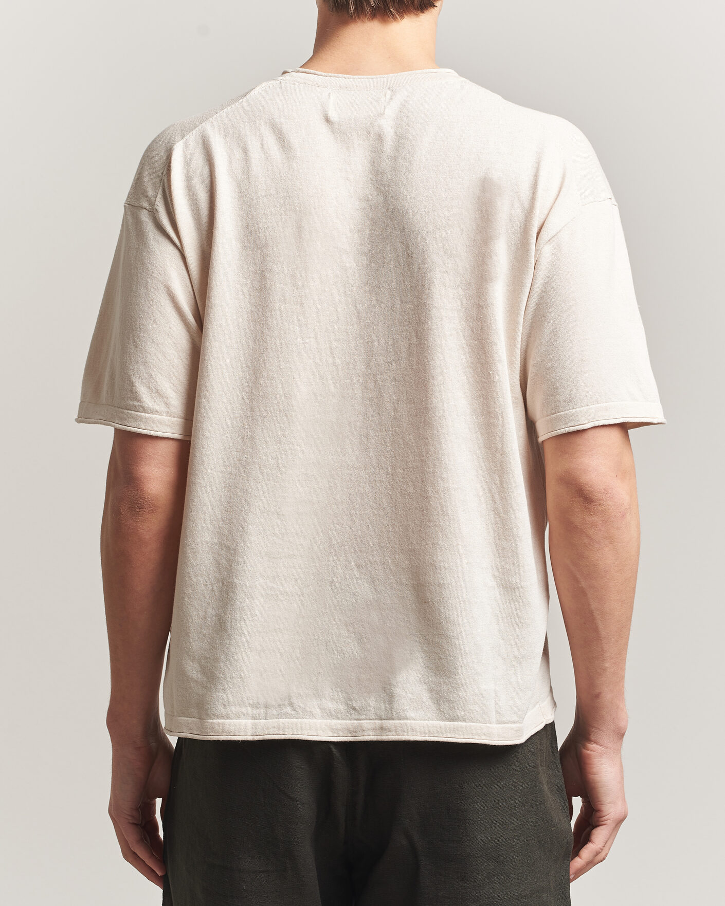 Herr | T-Shirts | NN07 | Ryan Cotton/Linen T-Shirt Oat