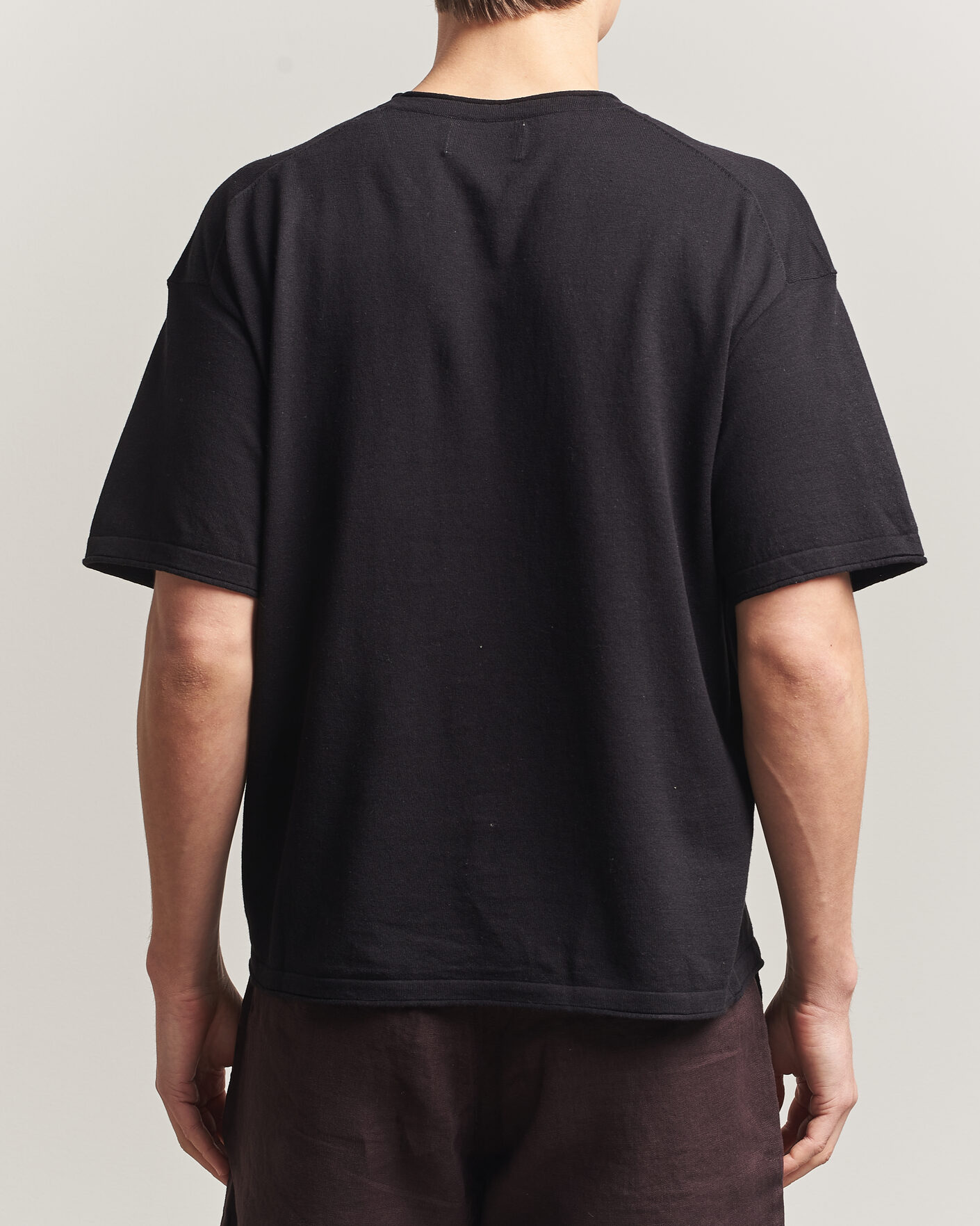 Herr | T-Shirts | NN07 | Ryan Cotton/Linen T-Shirt Black