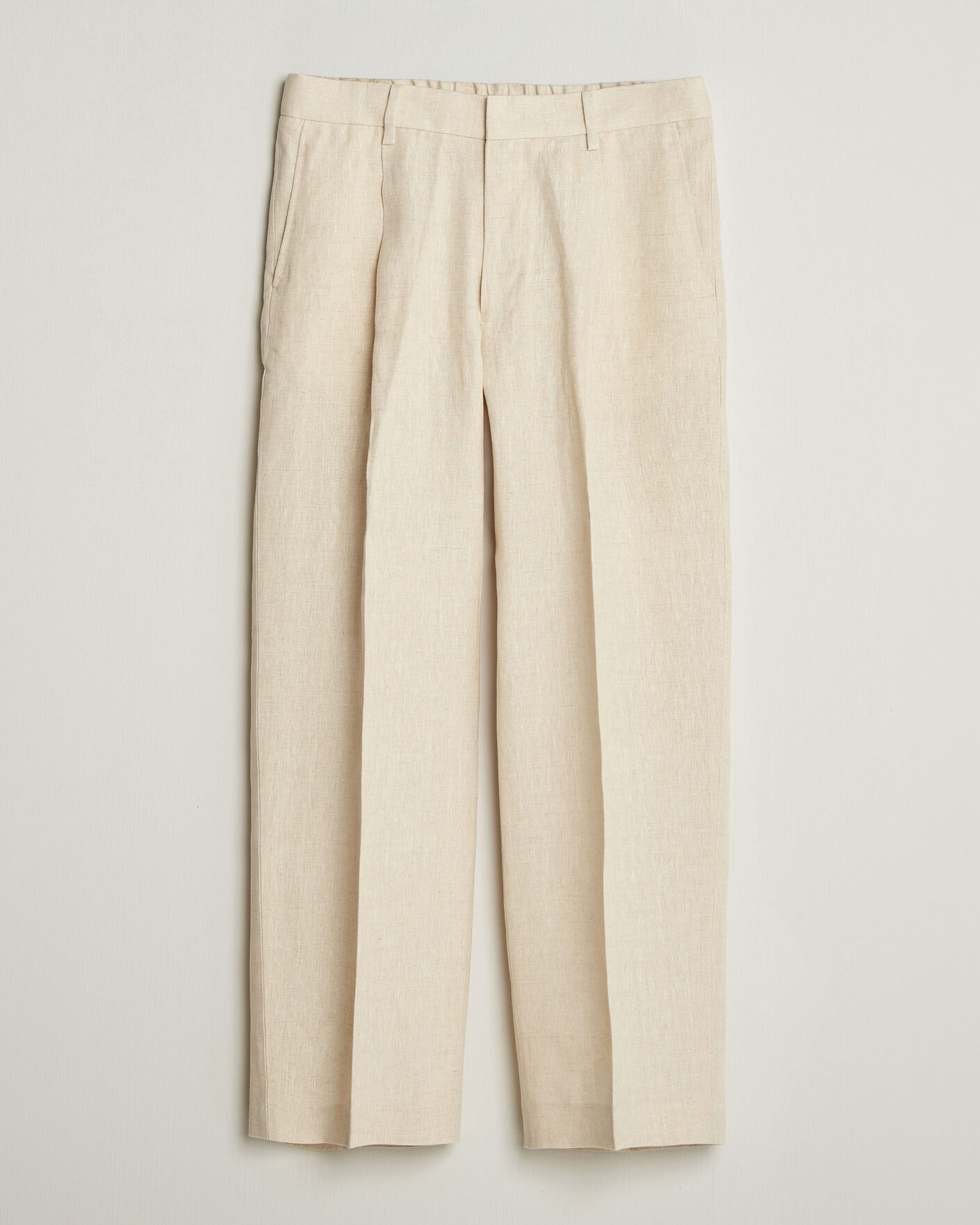 Herr |  | NN07 | Kay Relaxed Fit Linen Trousers Oat