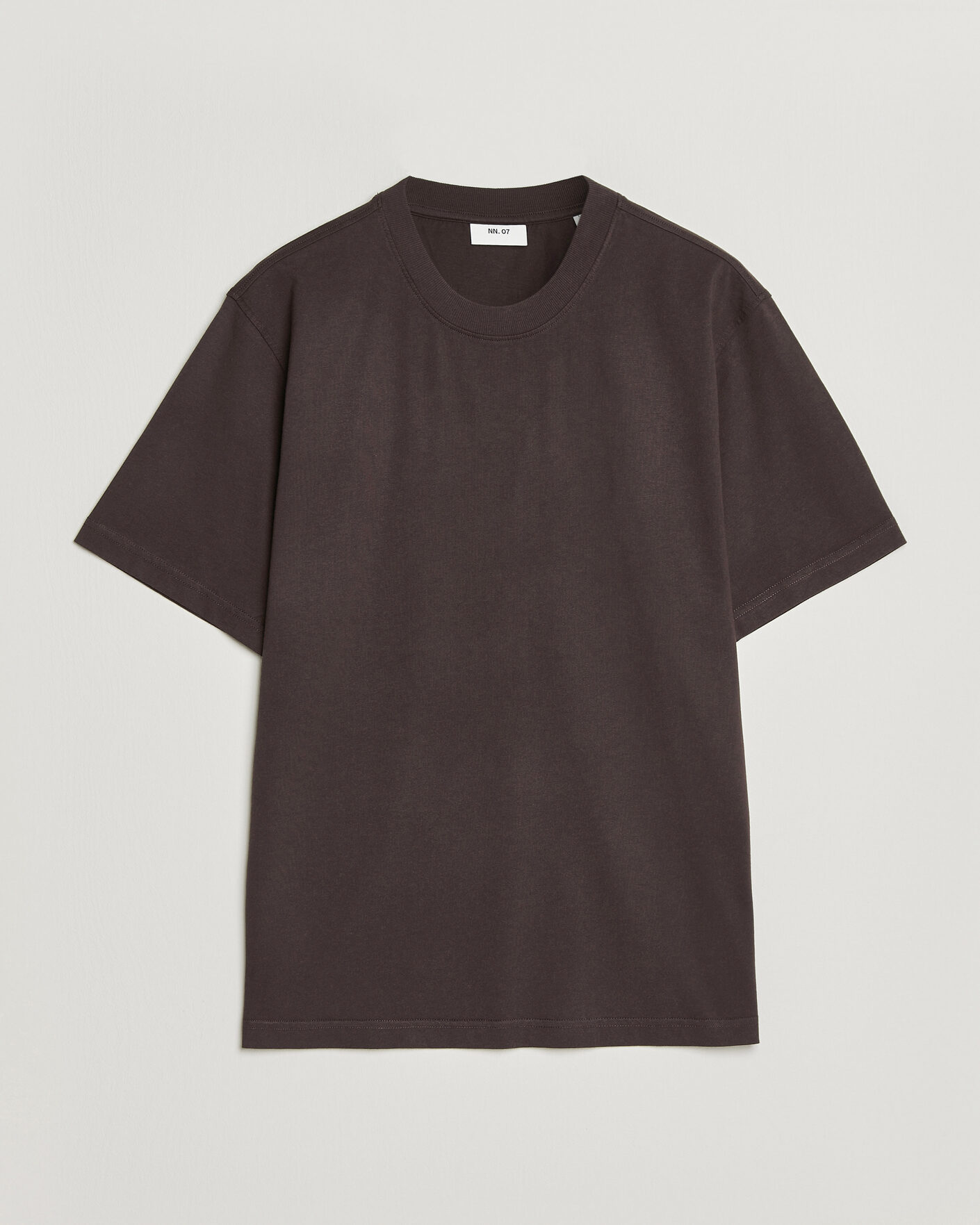 Herr | T-Shirts | NN07 | Adam Crew Neck T-Shirt Dusky Port