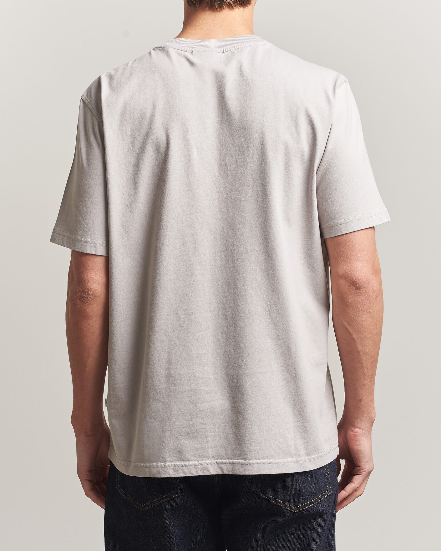Herr | T-Shirts | NN07 | Adam Crew Neck T-Shirt Moon Dust