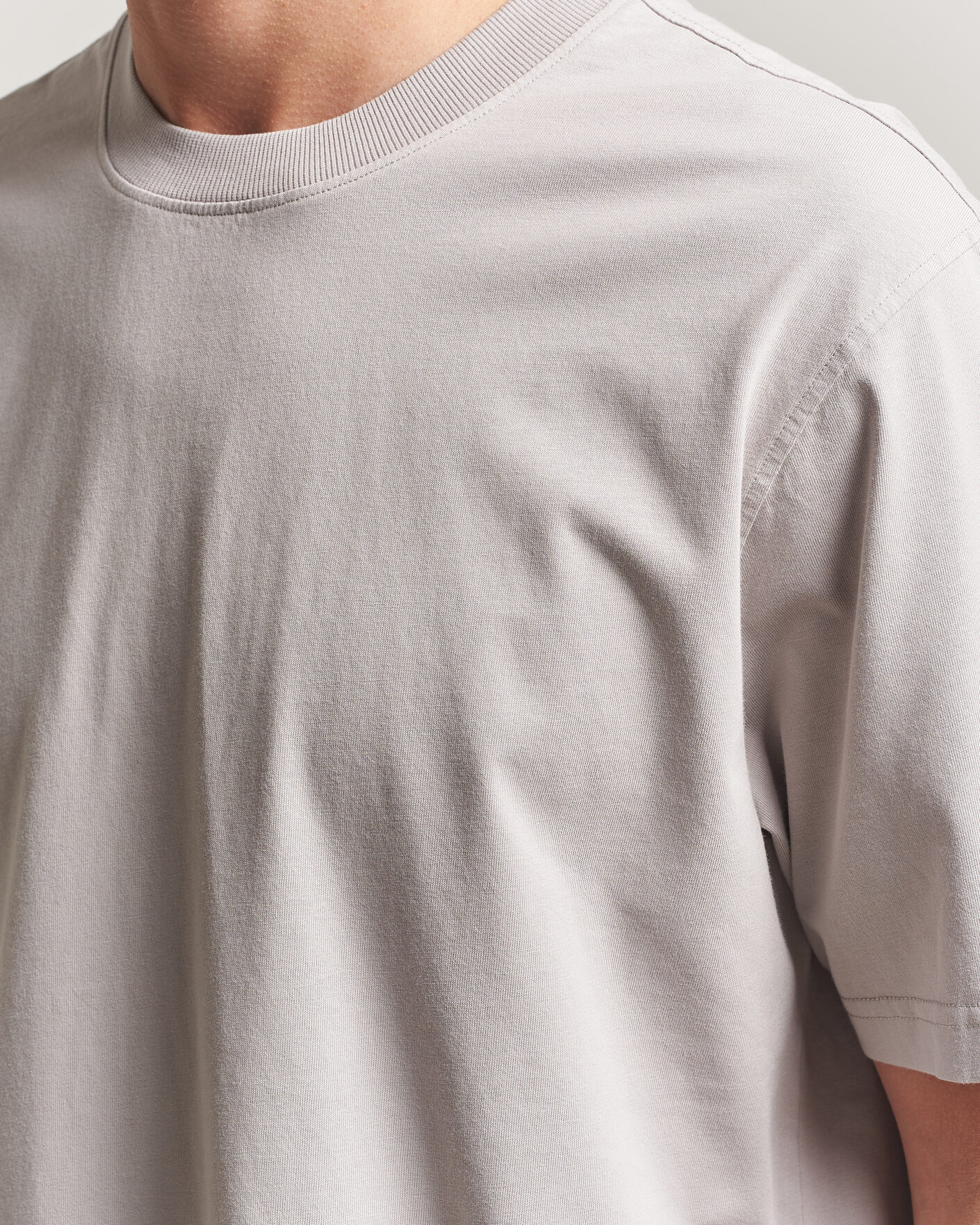 Herr | T-Shirts | NN07 | Adam Crew Neck T-Shirt Moon Dust