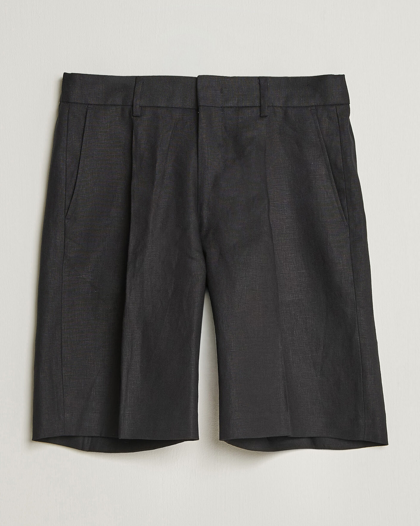 Herr |  | NN07 | Kay Relaxed Fit Linen Drawstring Shorts Black