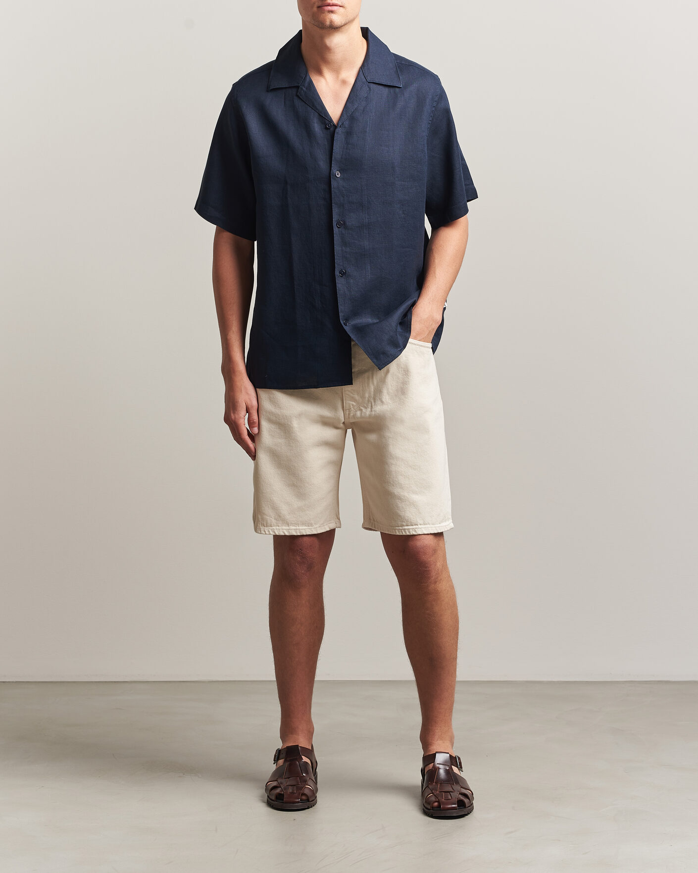 Herr | Shorts | NN07 | Otis Denim Shorts Ecru