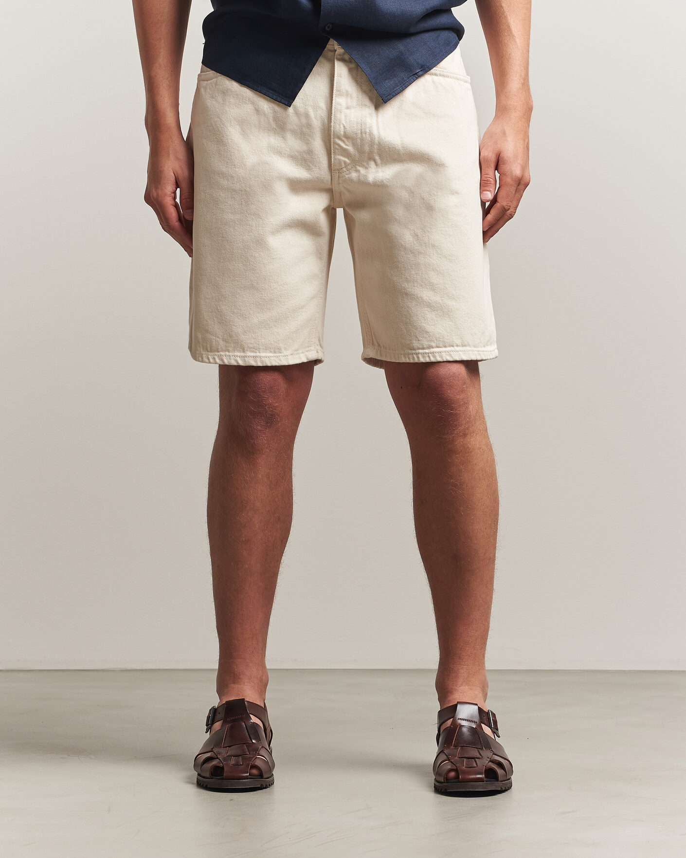 Herr | Shorts | NN07 | Otis Denim Shorts Ecru