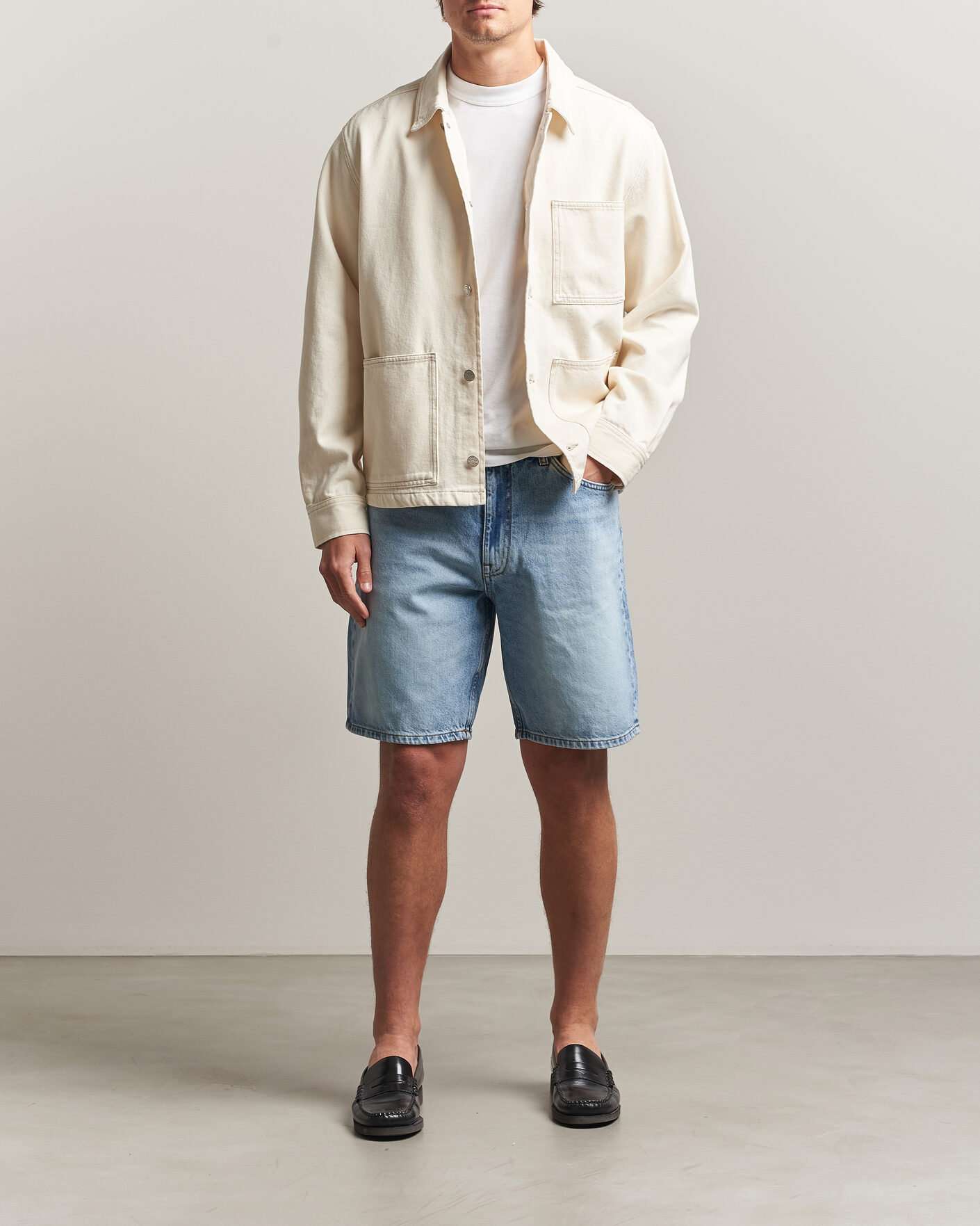 Herr | Shorts | NN07 | Otis Denim Shorts Light Blue Washed