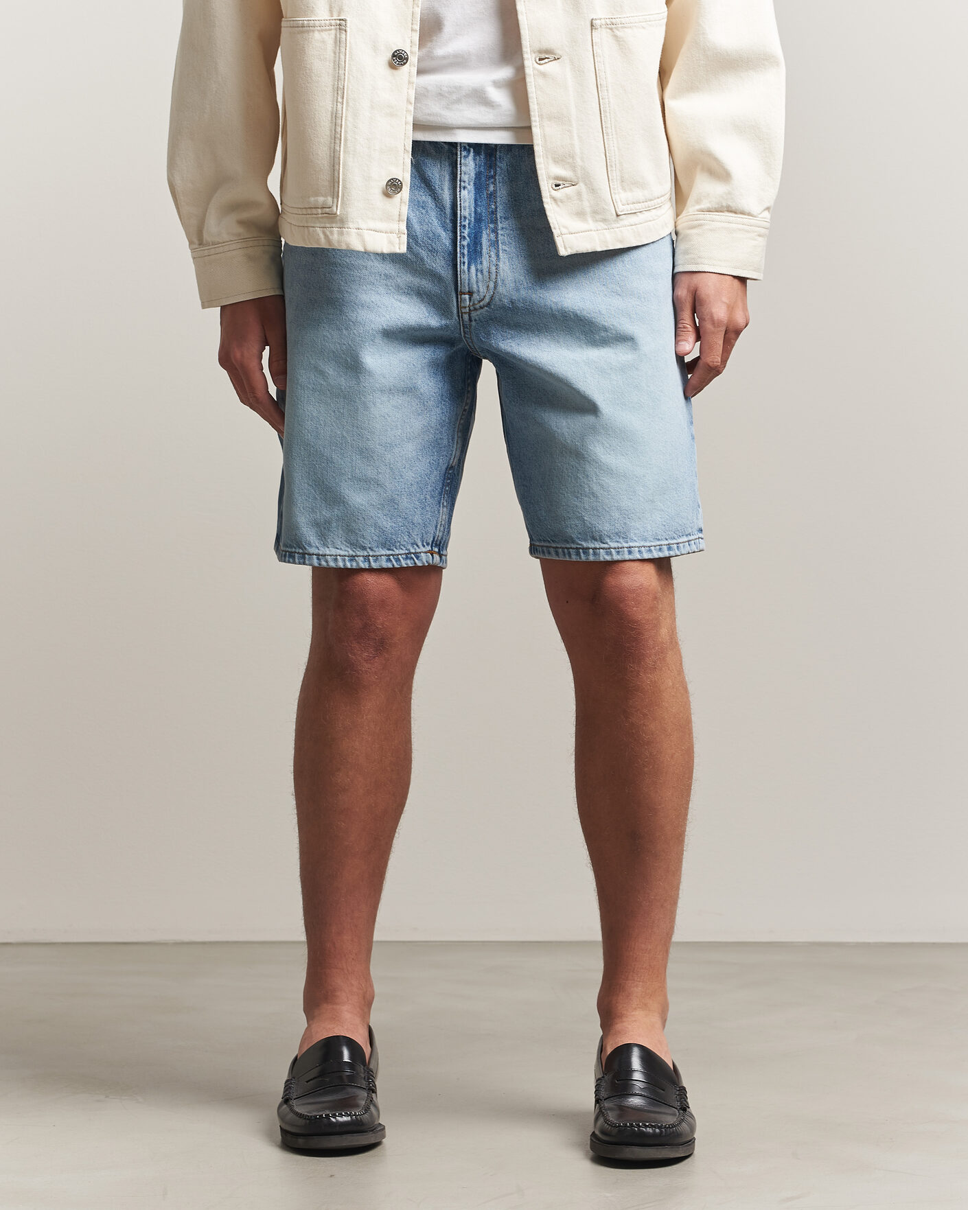 Herr | Shorts | NN07 | Otis Denim Shorts Light Blue Washed