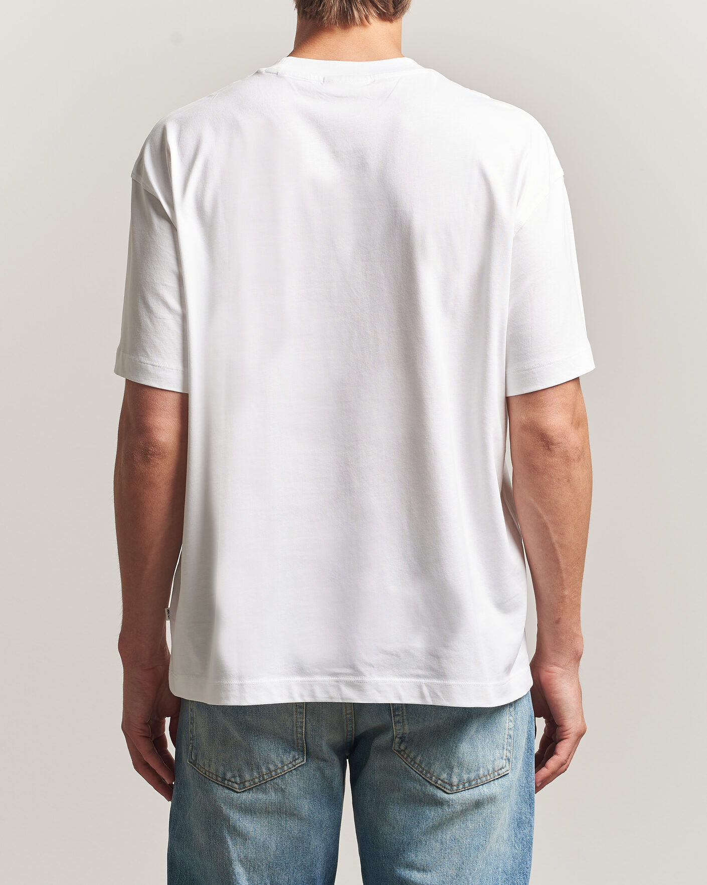 Herr | T-Shirts | NN07 | Lionel Suvin Cotton Crew Neck T-Shirt White