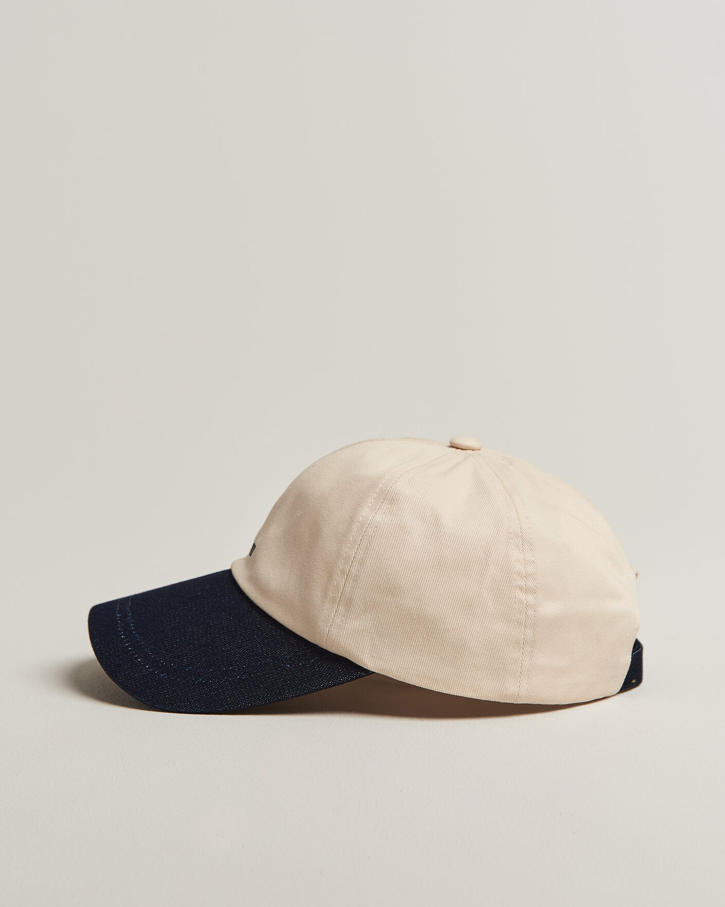 Herr | Hattar & kepsar | NN07 | Logo Cap Raw Indigo