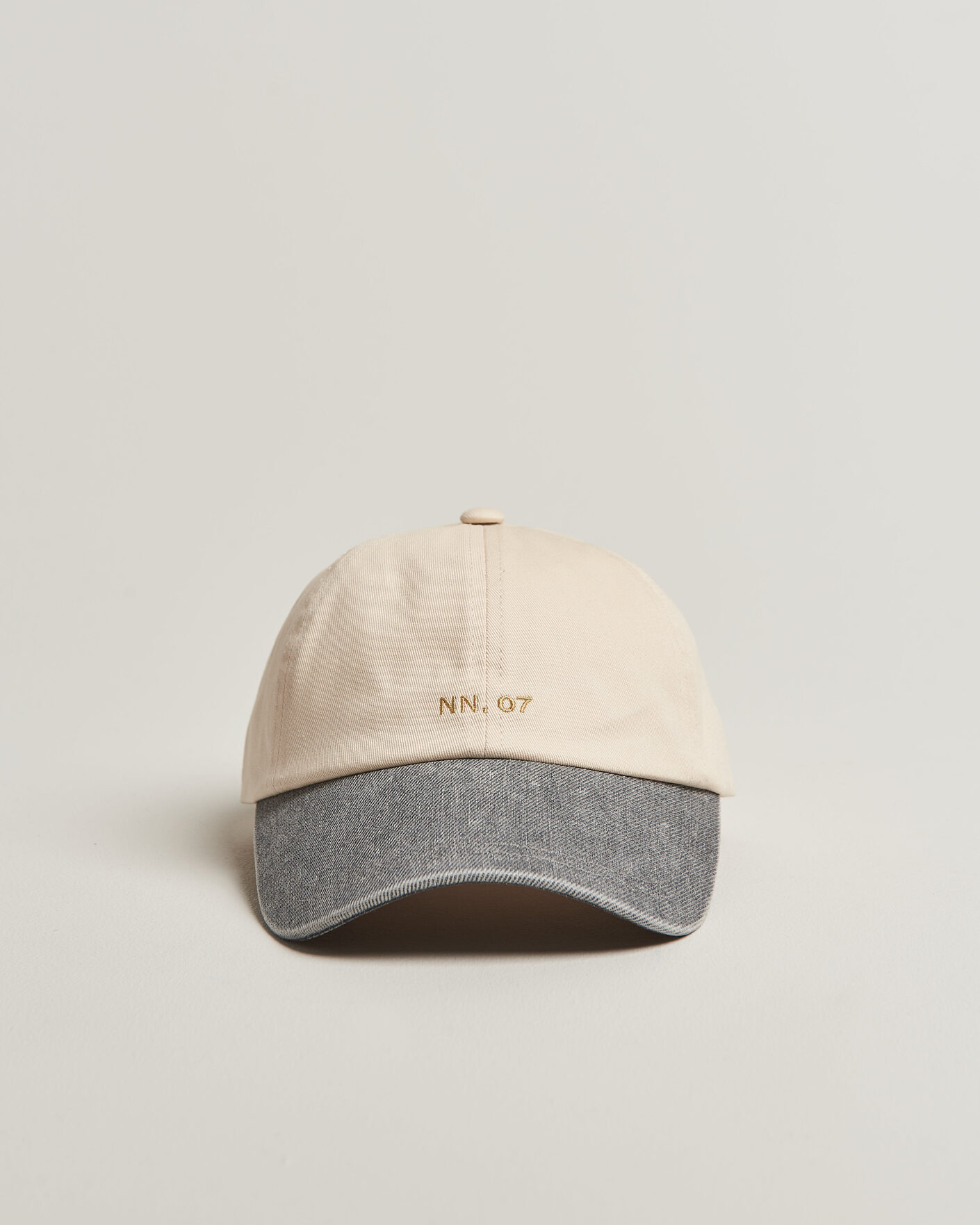 Herr | Hattar & kepsar | NN07 | Logo Cap Grey Denim