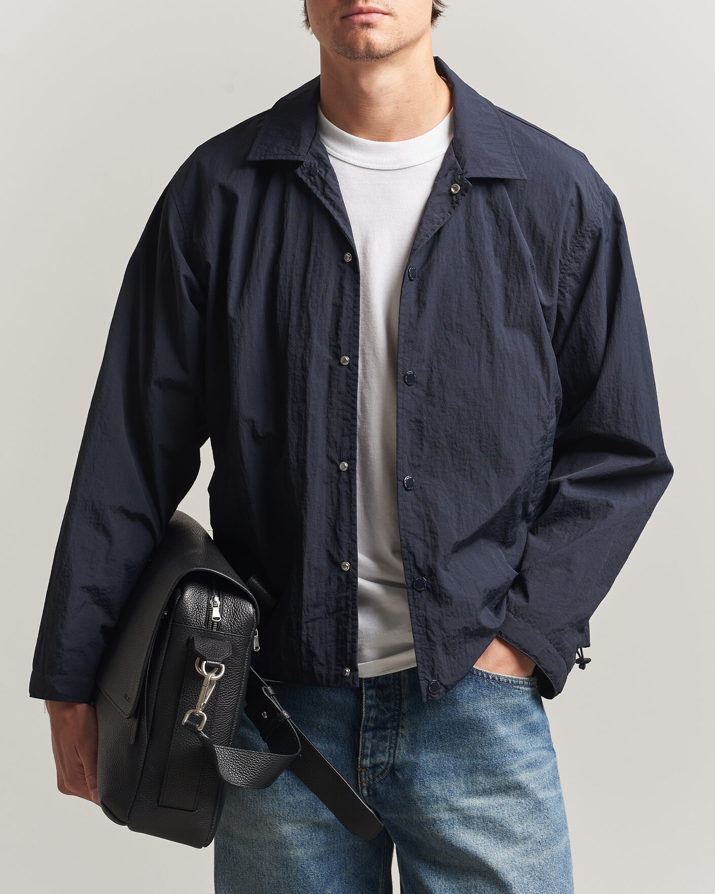 Herr | Jackor | NN07 | Frenton Coach Jacket Deep Navy