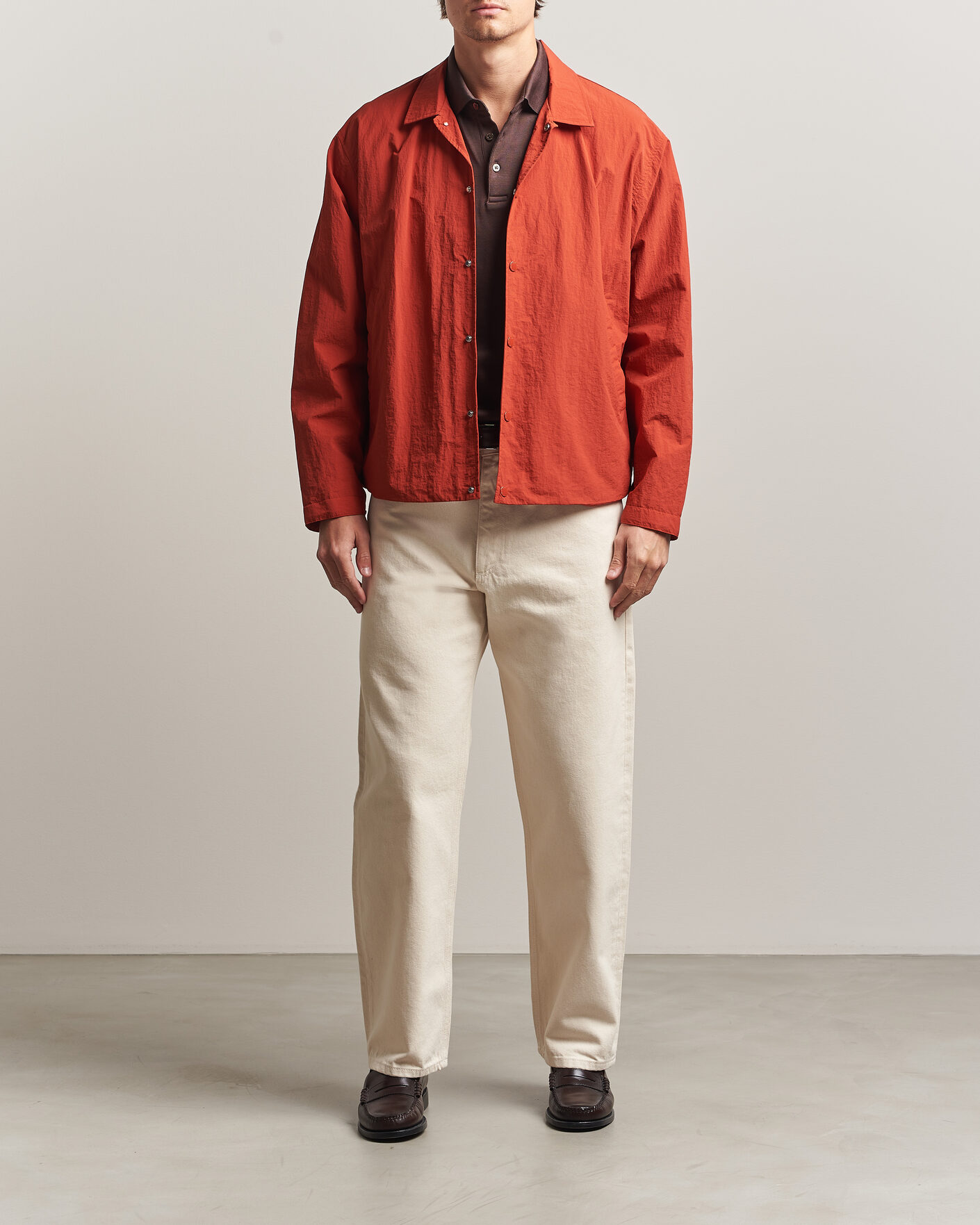 Herr | Jackor | NN07 | Frenton Coach Jacket Sienna Heat